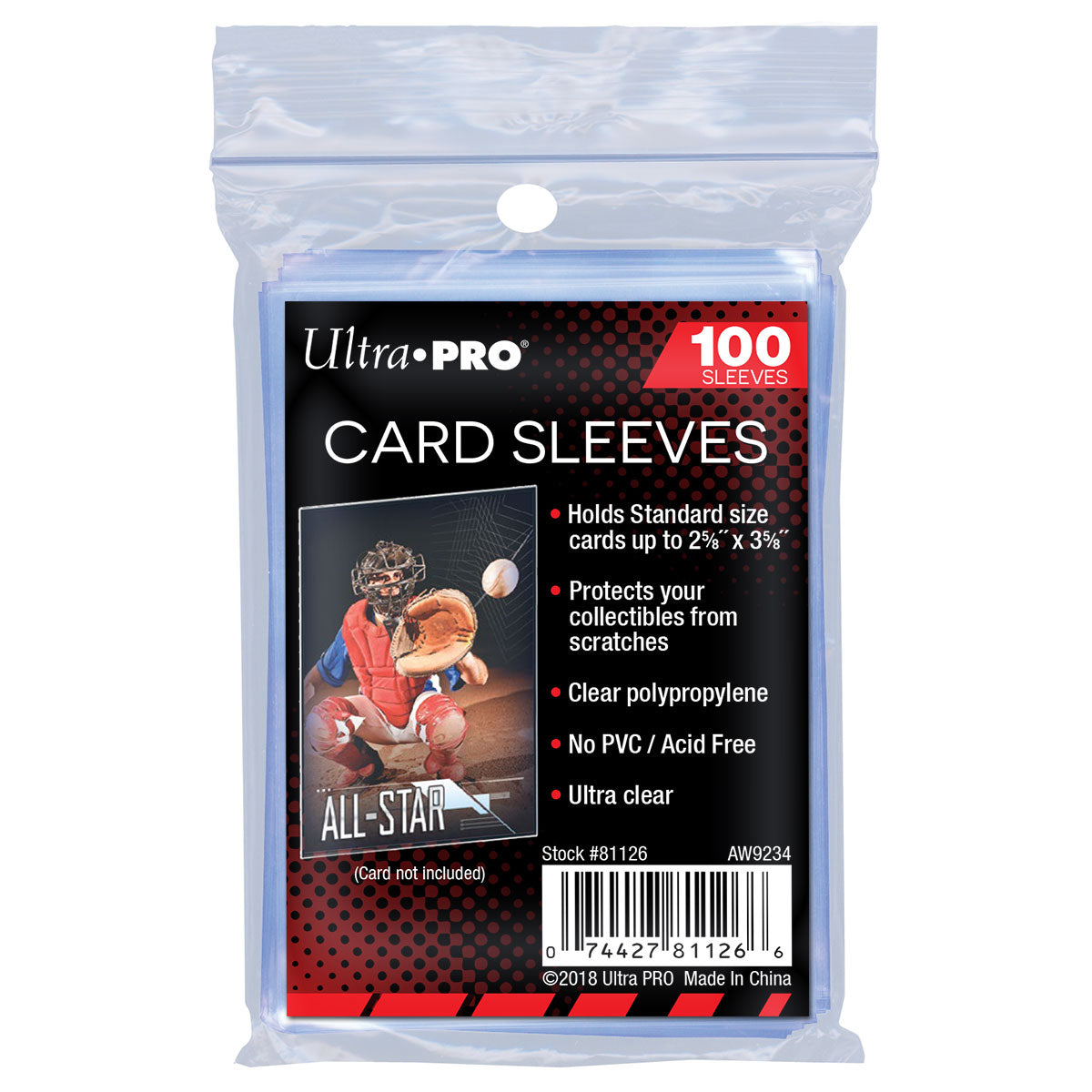Ultra PRO Soft Card Sleeves Clear Penny Protector Pack 100pk