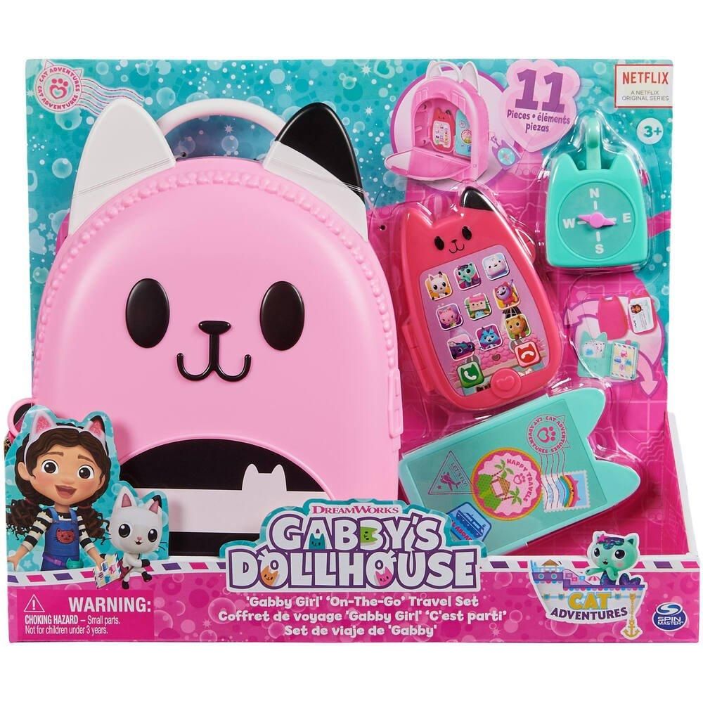 Gabby's Dollhouse 'Gabby Girl' 'On-The-Go' Travel Set