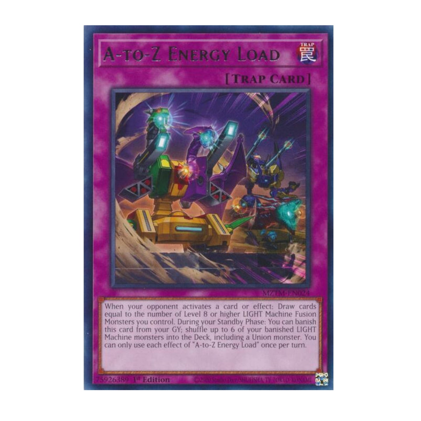 Yu-Gi-Oh! A-to-Z Energy Load - Maze of the Master (MZTM)
