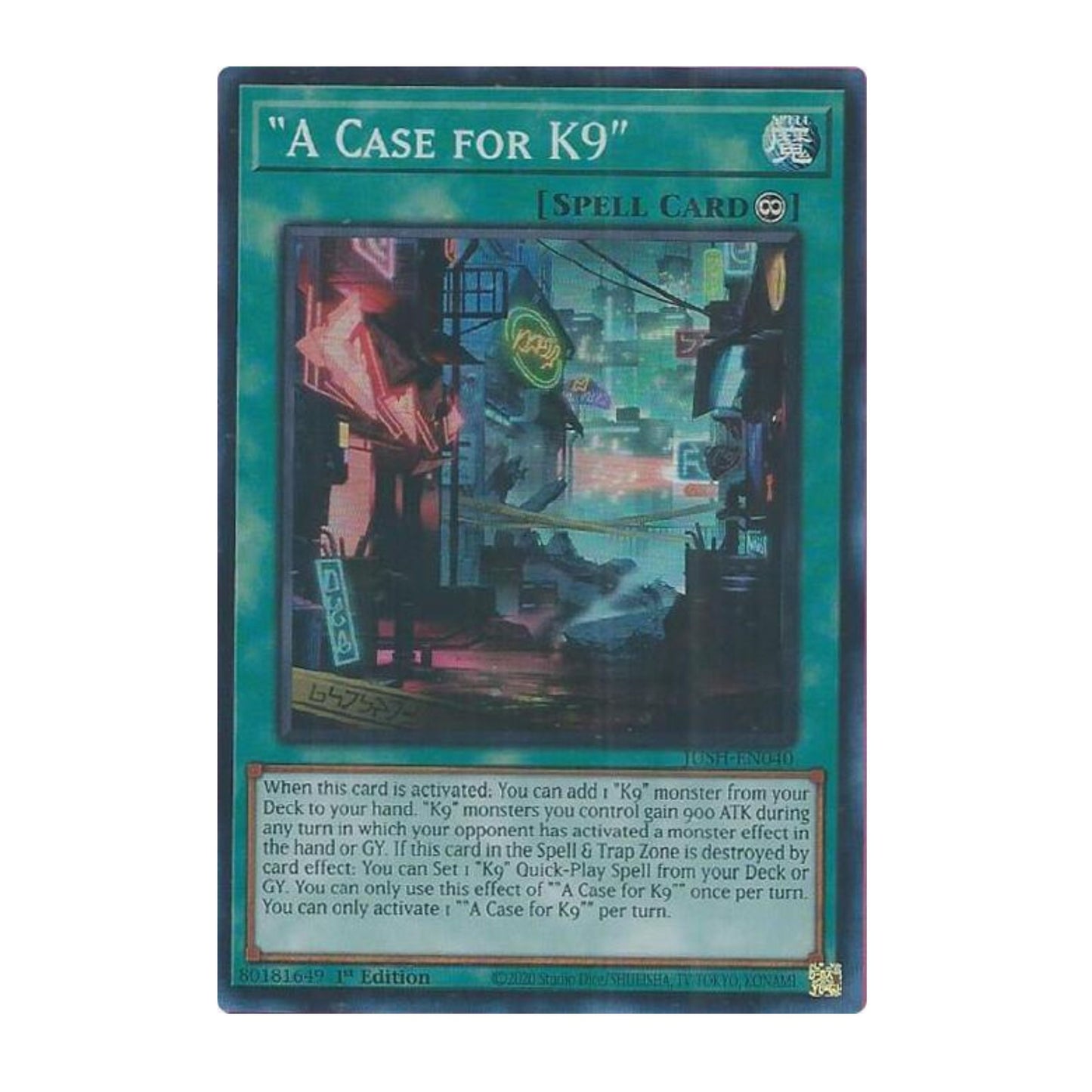 Yu-Gi-Oh! "A Case for K9" - Justice Hunters (JUSH)