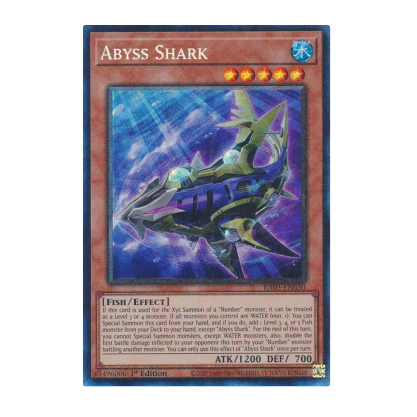 Yu-Gi-Oh! Abyss Shark (PCR) - Quarter Century Bonanza