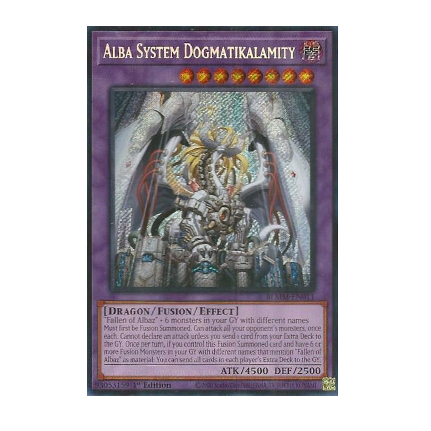 Yu-Gi-Oh! Alba System Dogmatikalamity - Battles of Legend: Monster Mayhem (BLMM)