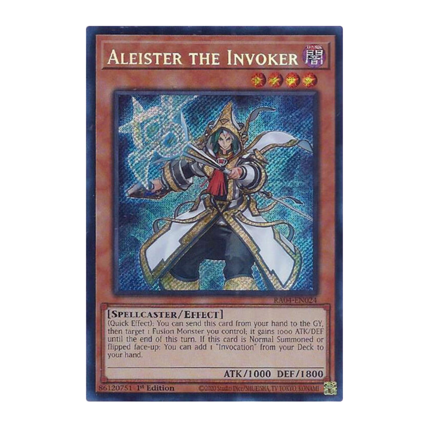 Yu-Gi-Oh! Aleister the Invoker (Alternate Art) (Secret Rare) - Quarter Century Stampede