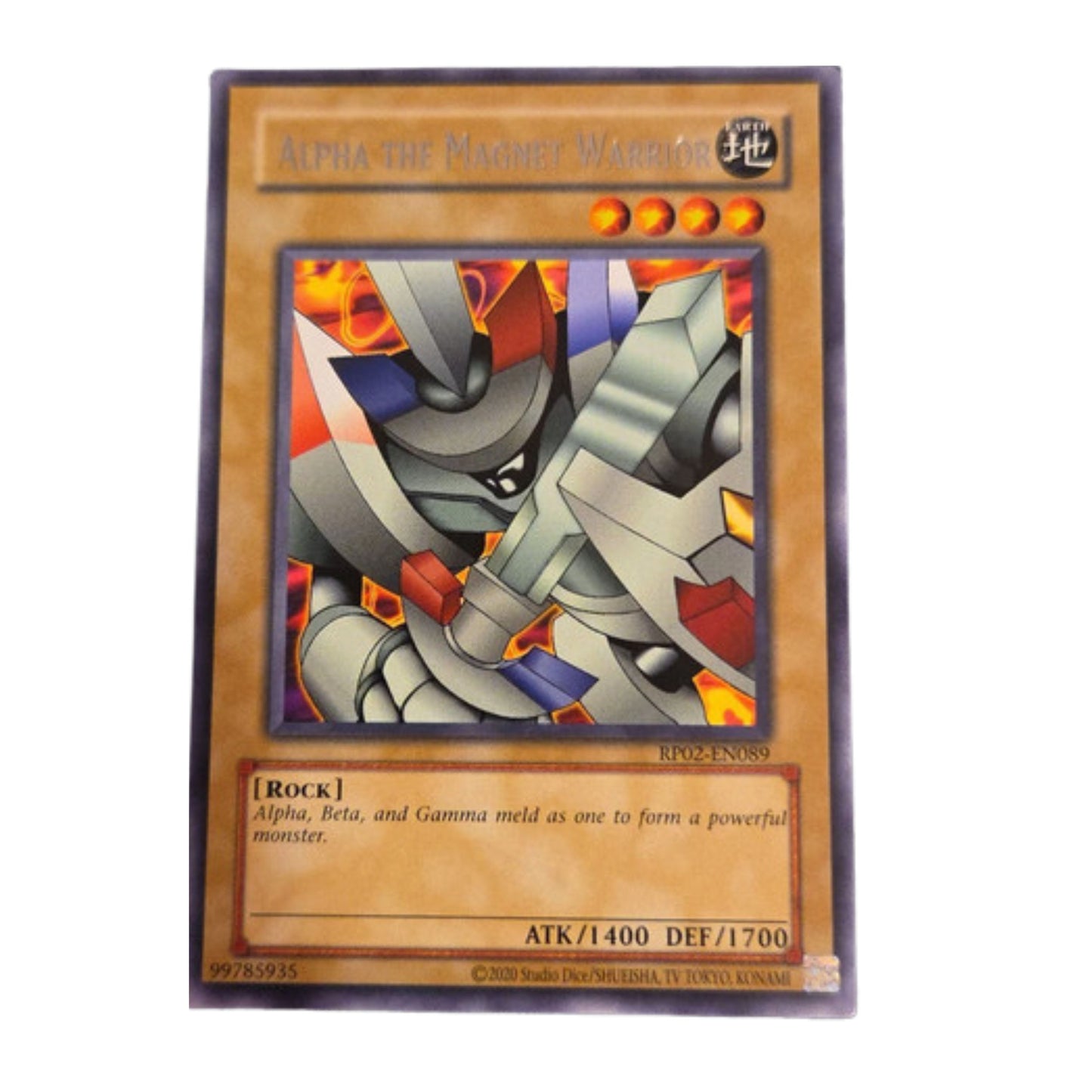 Yu-Gi-Oh! Alpha The Magnet Warrior - Retro Pack 2 (2020 Date Reprint) (RP02)