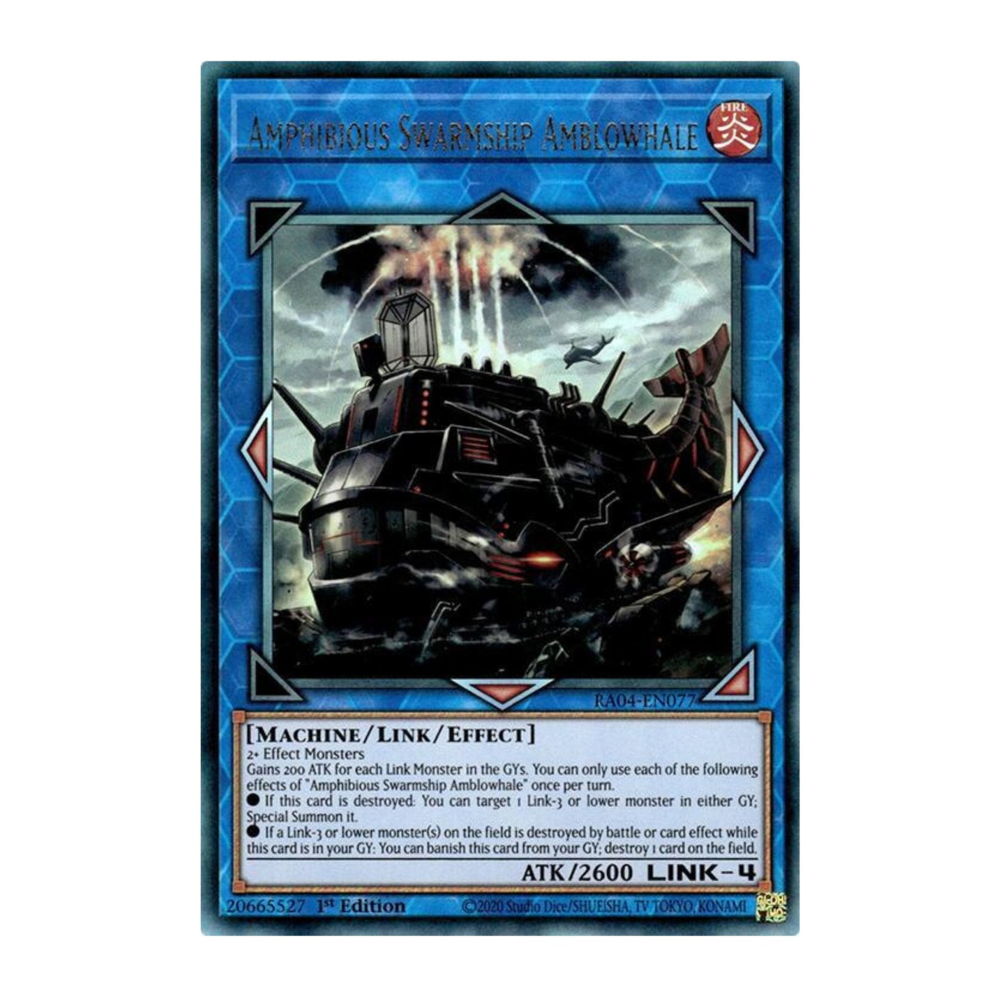 Yu-Gi-Oh! Amphibious Swarmship Amblowhale (PUR) - Quarter Century Stampede