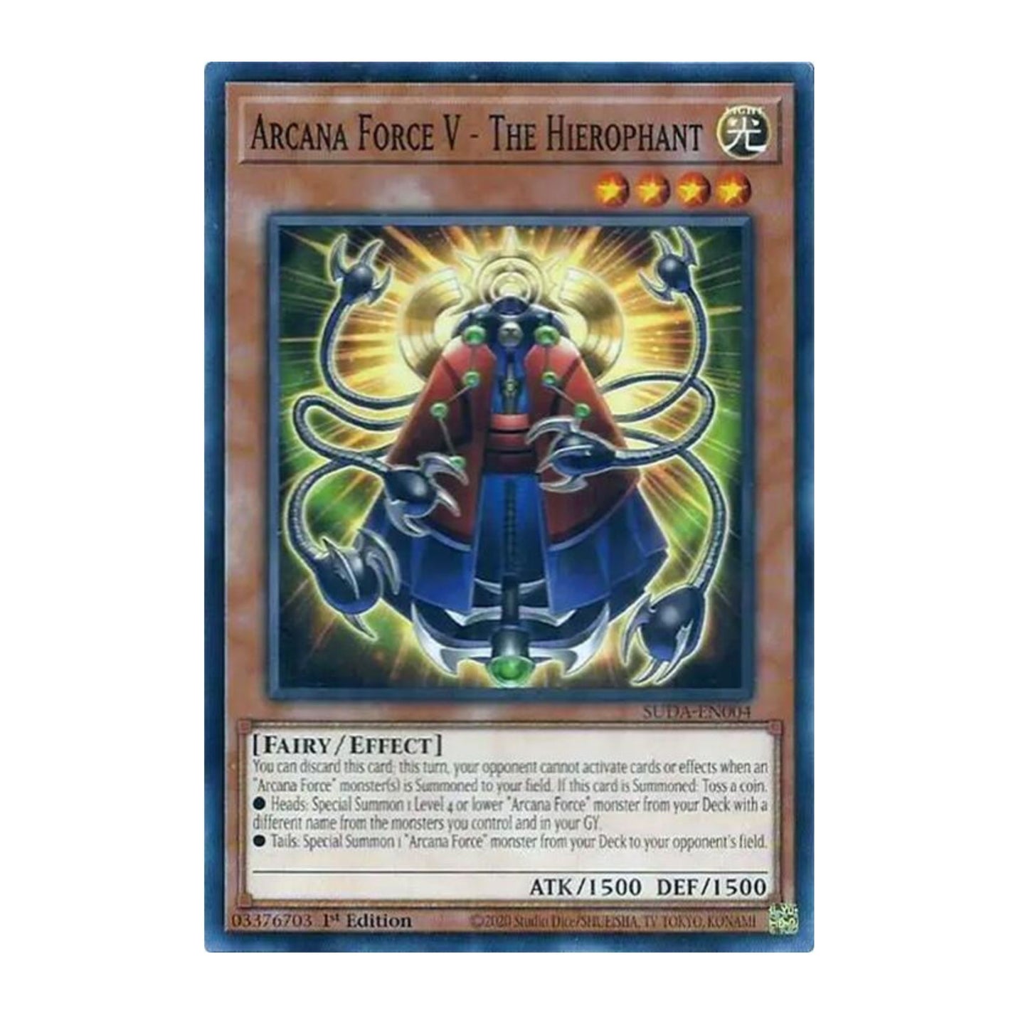 Yu-Gi-Oh! Arcana Force V - The Hierophant - Supreme Darkness (SUDA)