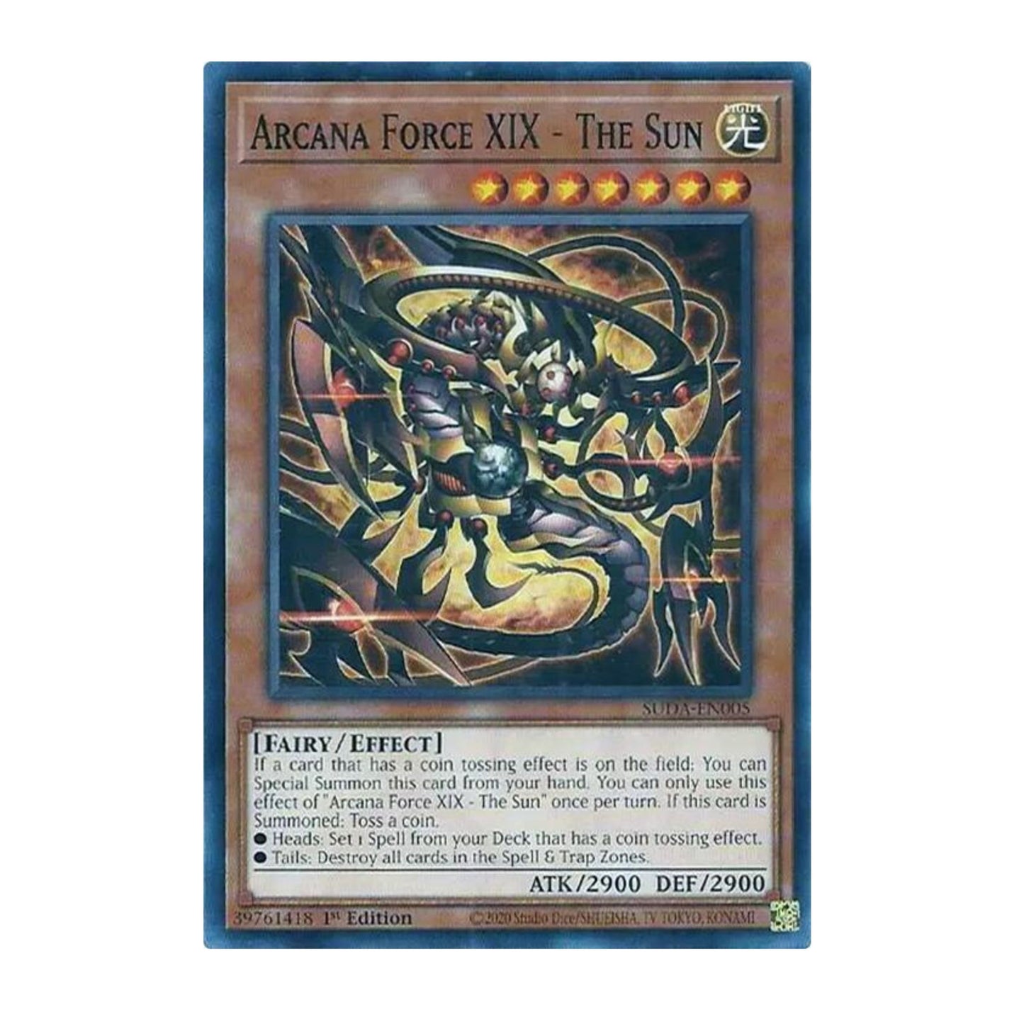Yu-Gi-Oh! Arcana Force XIX - The Sun - Supreme Darkness (SUDA)