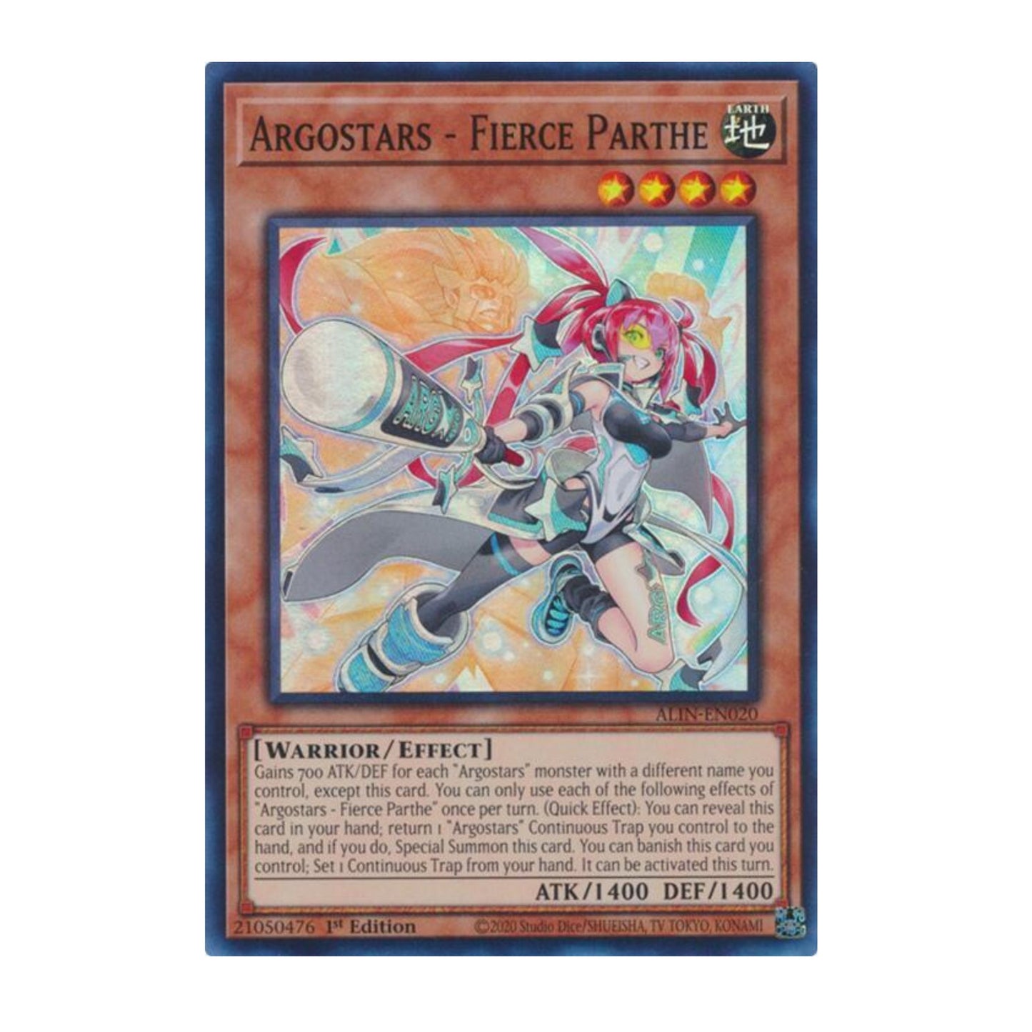 Yu-Gi-Oh! Argostars - Fierce Parthe - Alliance Insight (ALIN)