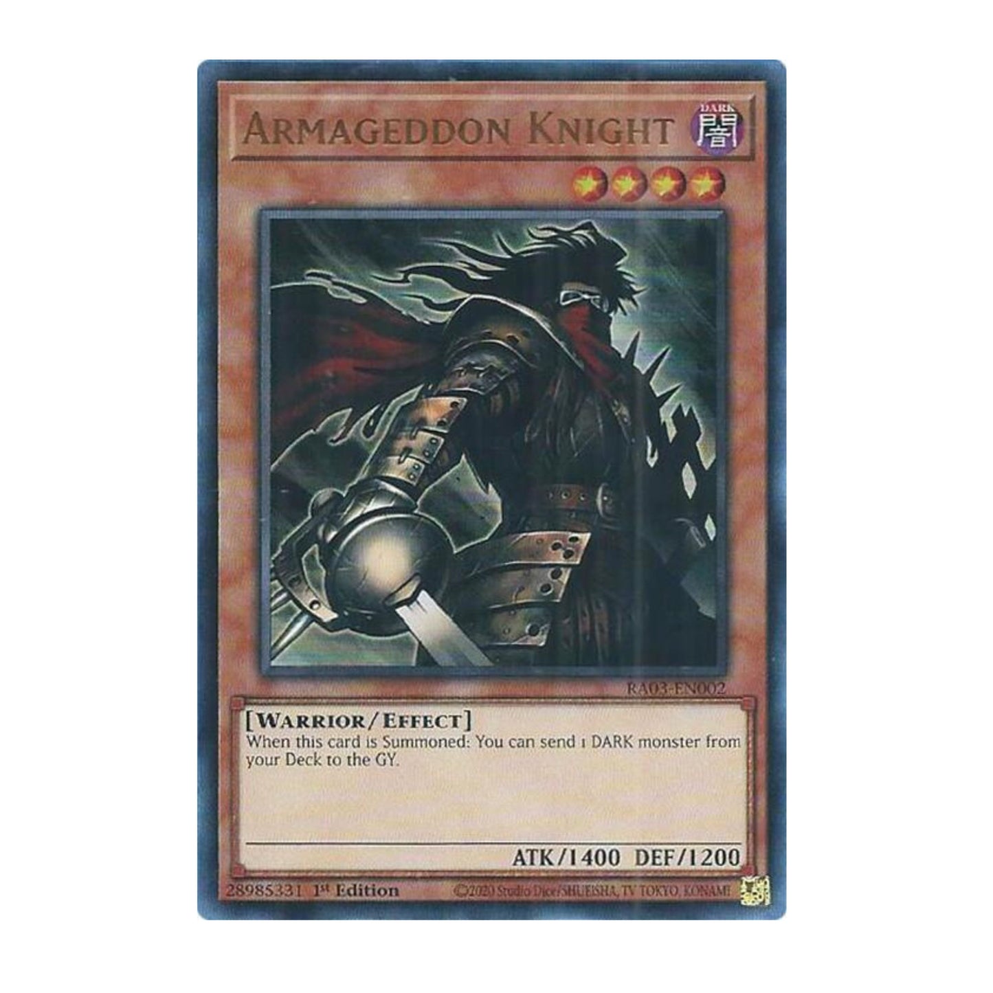 Yu-Gi-Oh! Armageddon Knight (UR) - Quarter Century Bonanza