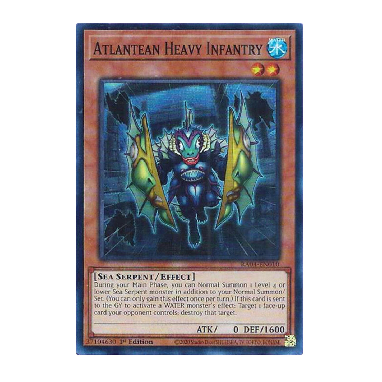 Yu-Gi-Oh! Atlantean Heavy Infantry - Quarter Century Stampede