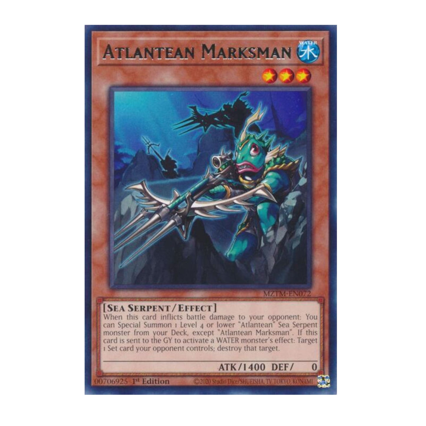 Yu-Gi-Oh! Atlantean Marksman - Maze of the Master (MZTM)