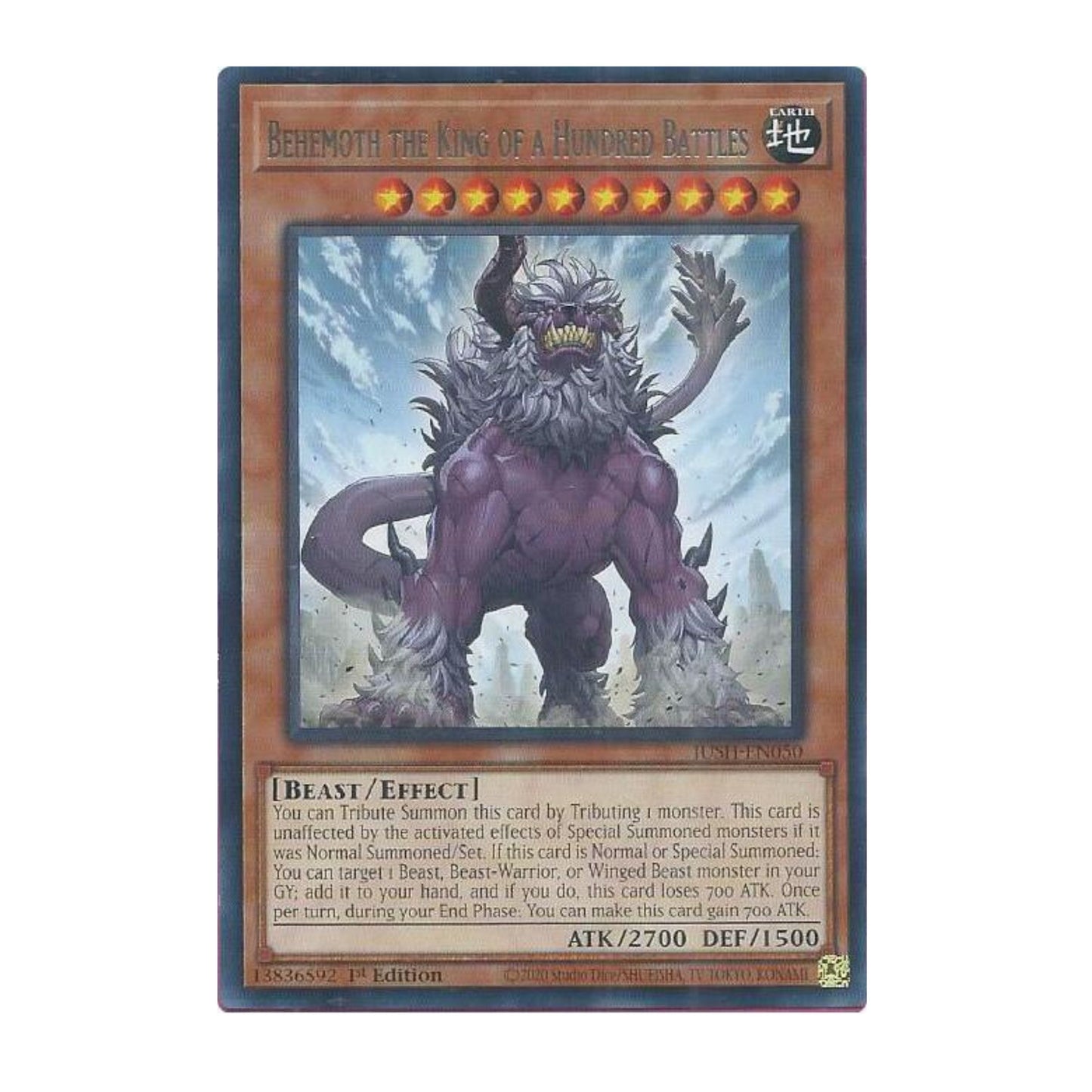 Yu-Gi-Oh! Behemoth the King of a Hundred Battles - Justice Hunters (JUSH)