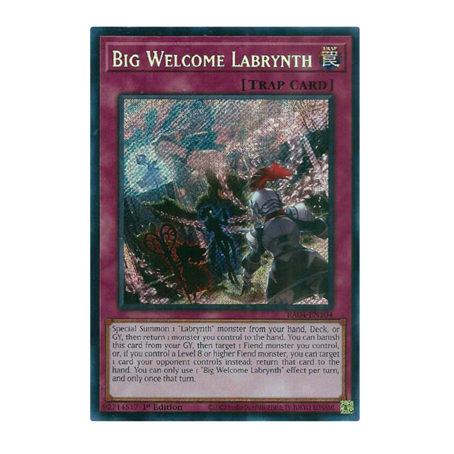 Yu-Gi-Oh! Big Welcome Labrynth (Secret Rare) - Quarter Century Stampede