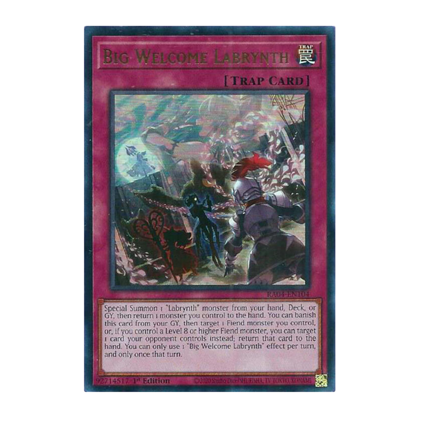 Yu-Gi-Oh! Big Welcome Labrynth (PUR) - Quarter Century Stampede
