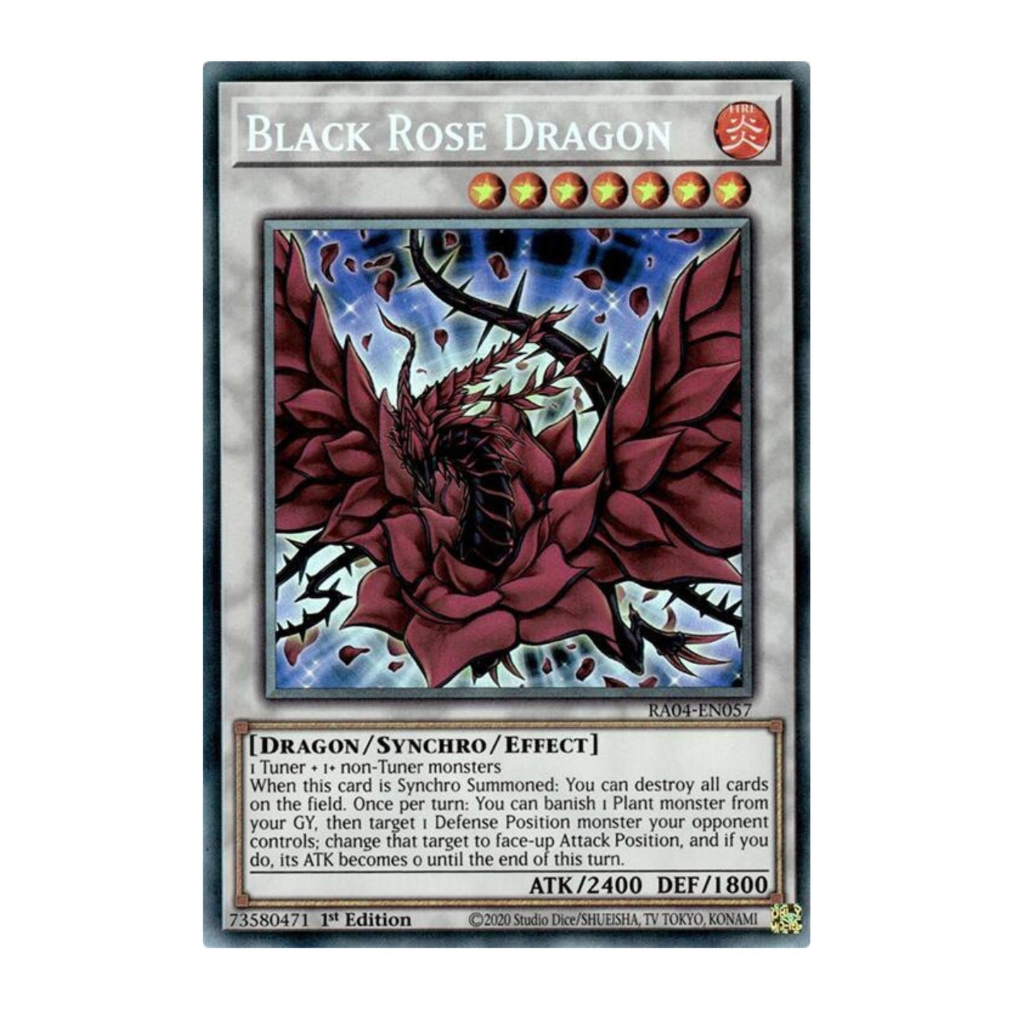 Yu-Gi-Oh! Black Rose Dragon (PCR) - Quarter Century Stampede