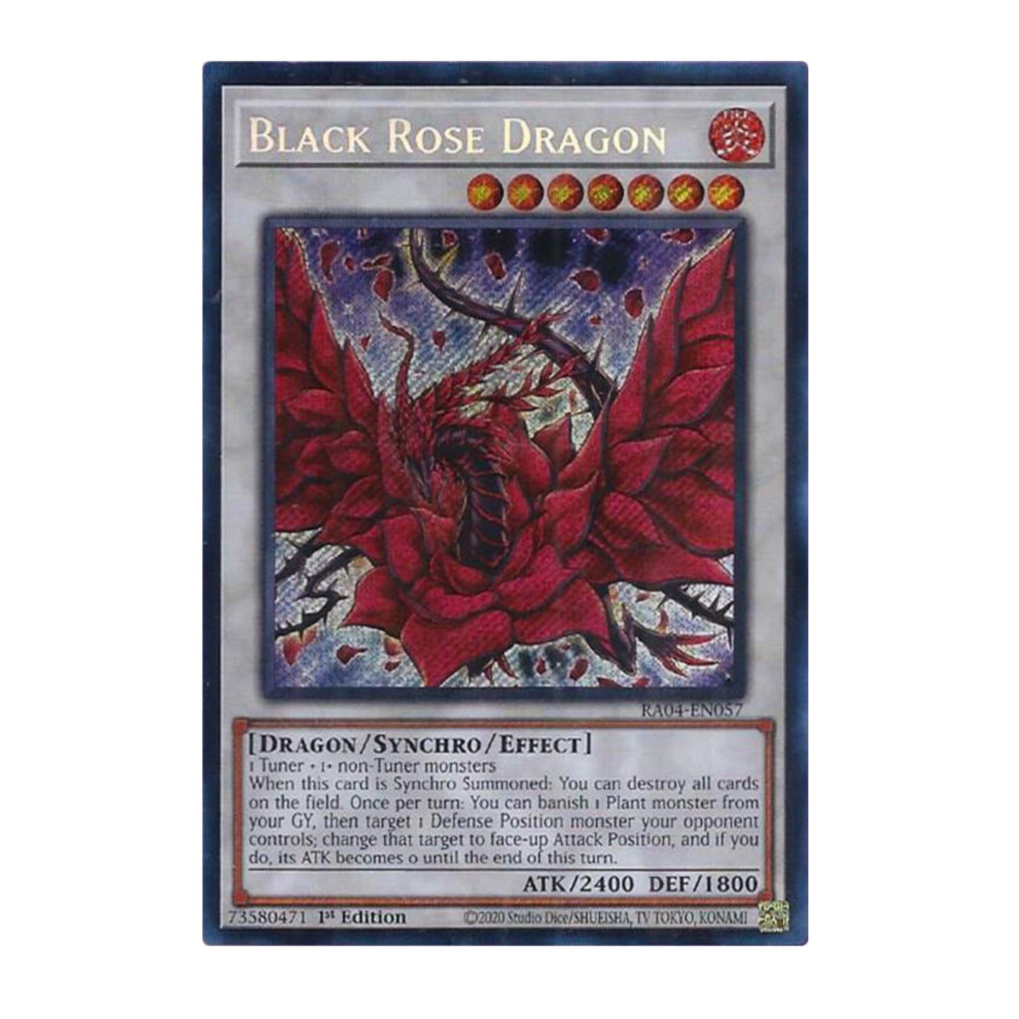 Yu-Gi-Oh! Black Rose Dragon (Secret Rare) - Quarter Century Stampede