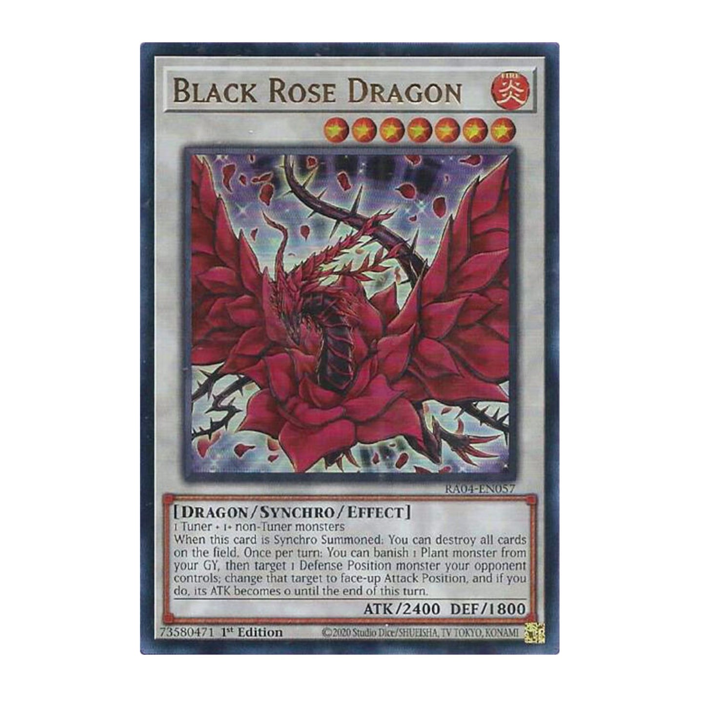 Yu-Gi-Oh! Black Rose Dragon (UR) - Quarter Century Stampede