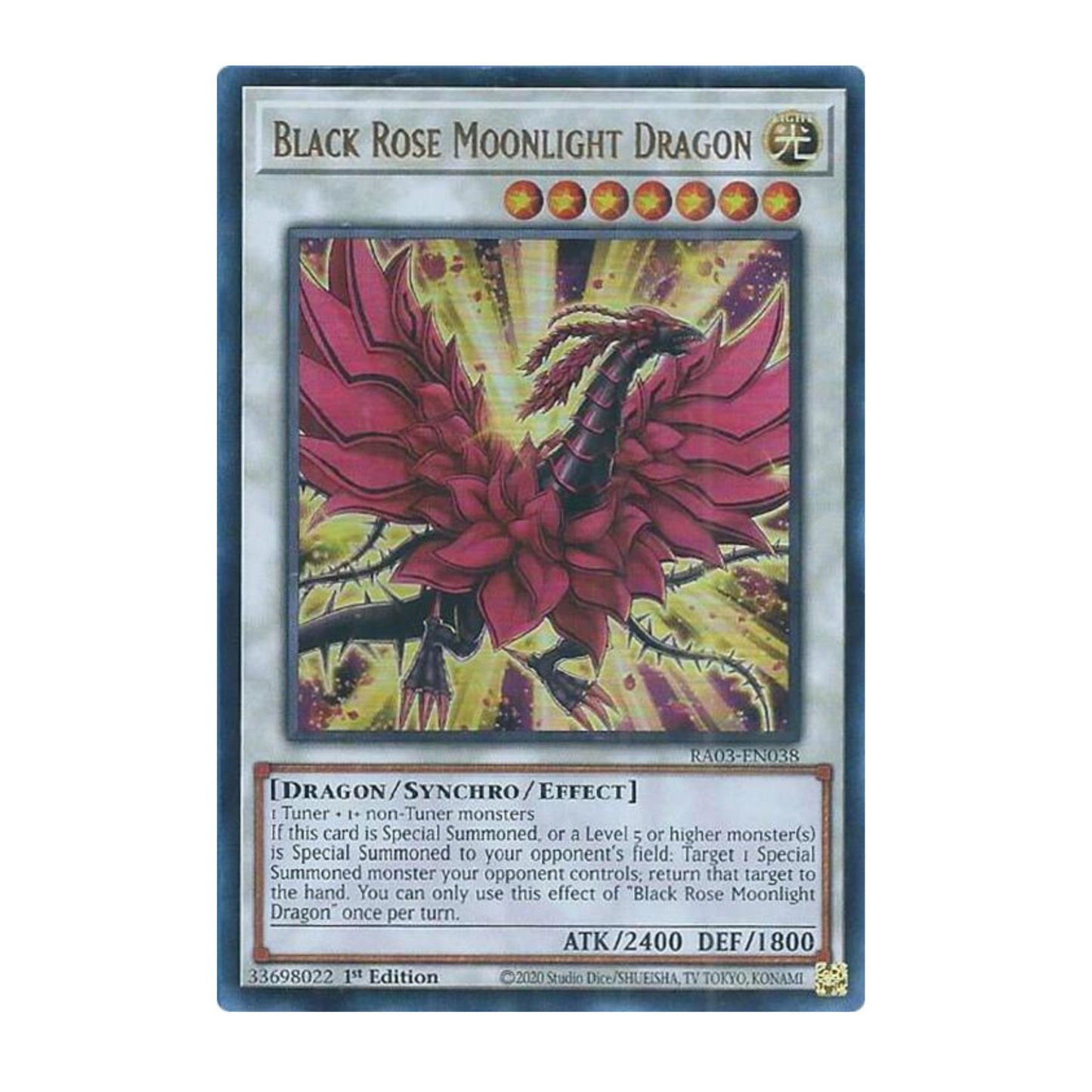 Yu-Gi-Oh! Black Rose Moonlight Dragon (UR) - Quarter Century Bonanza
