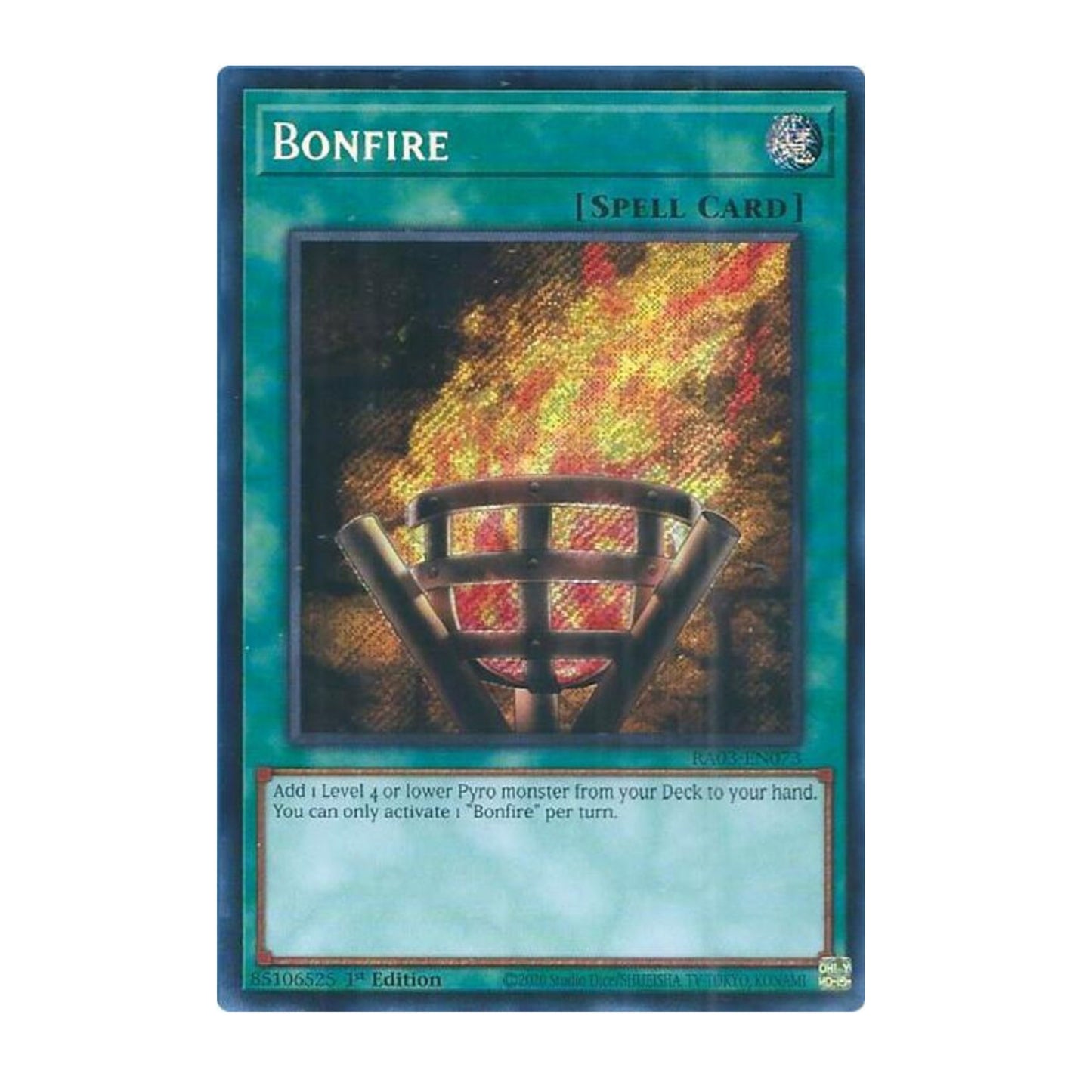 Yu-Gi-Oh! Bonfire (Secret Rare) - Quarter Century Bonanza