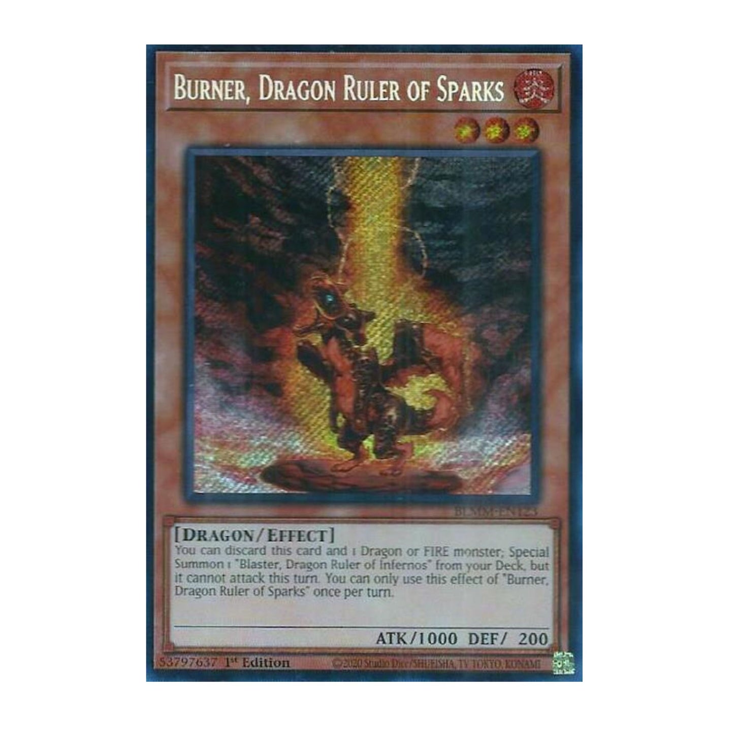 Yu-Gi-Oh! Burner, Dragon Ruler of Sparks - Battles of Legend: Monster Mayhem (BLMM)