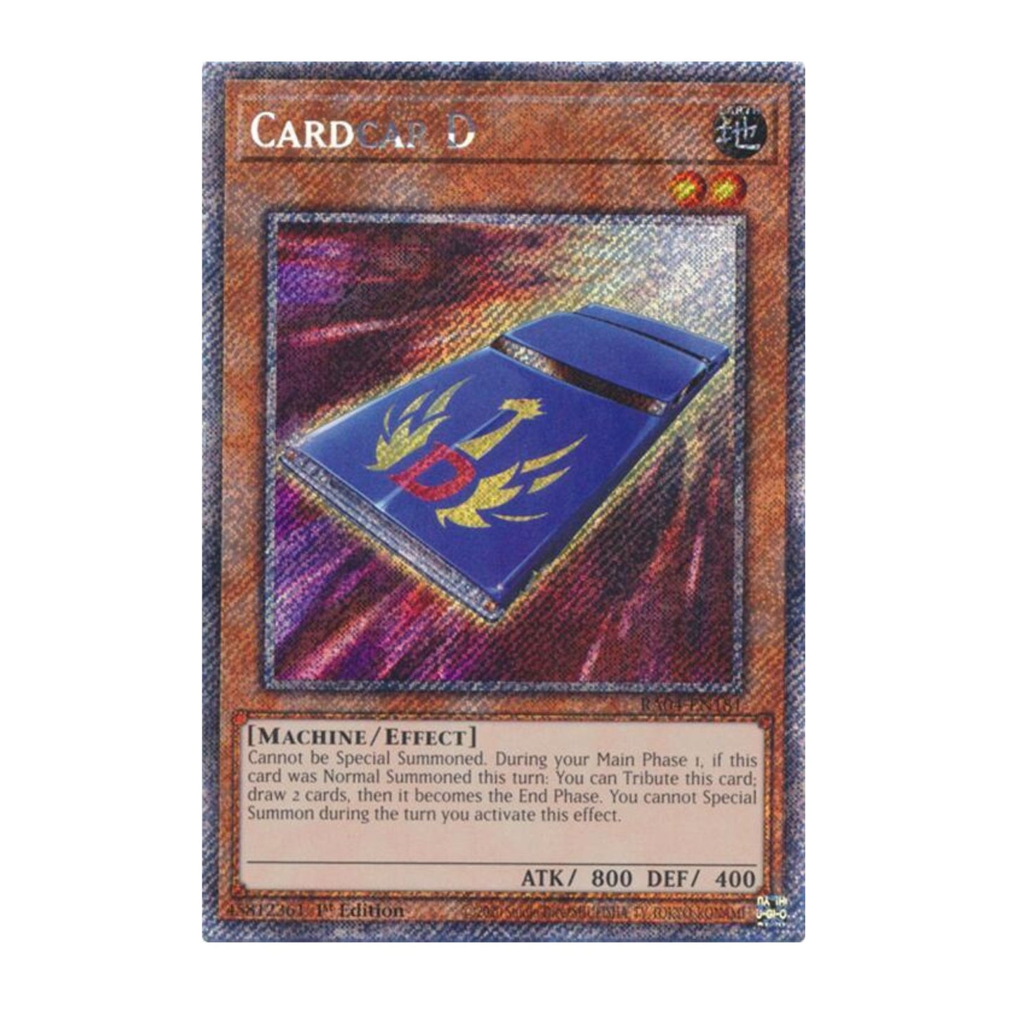 Yu-Gi-Oh! Cardcar D (Platinum Secret Rare) - Quarter Century Stampede