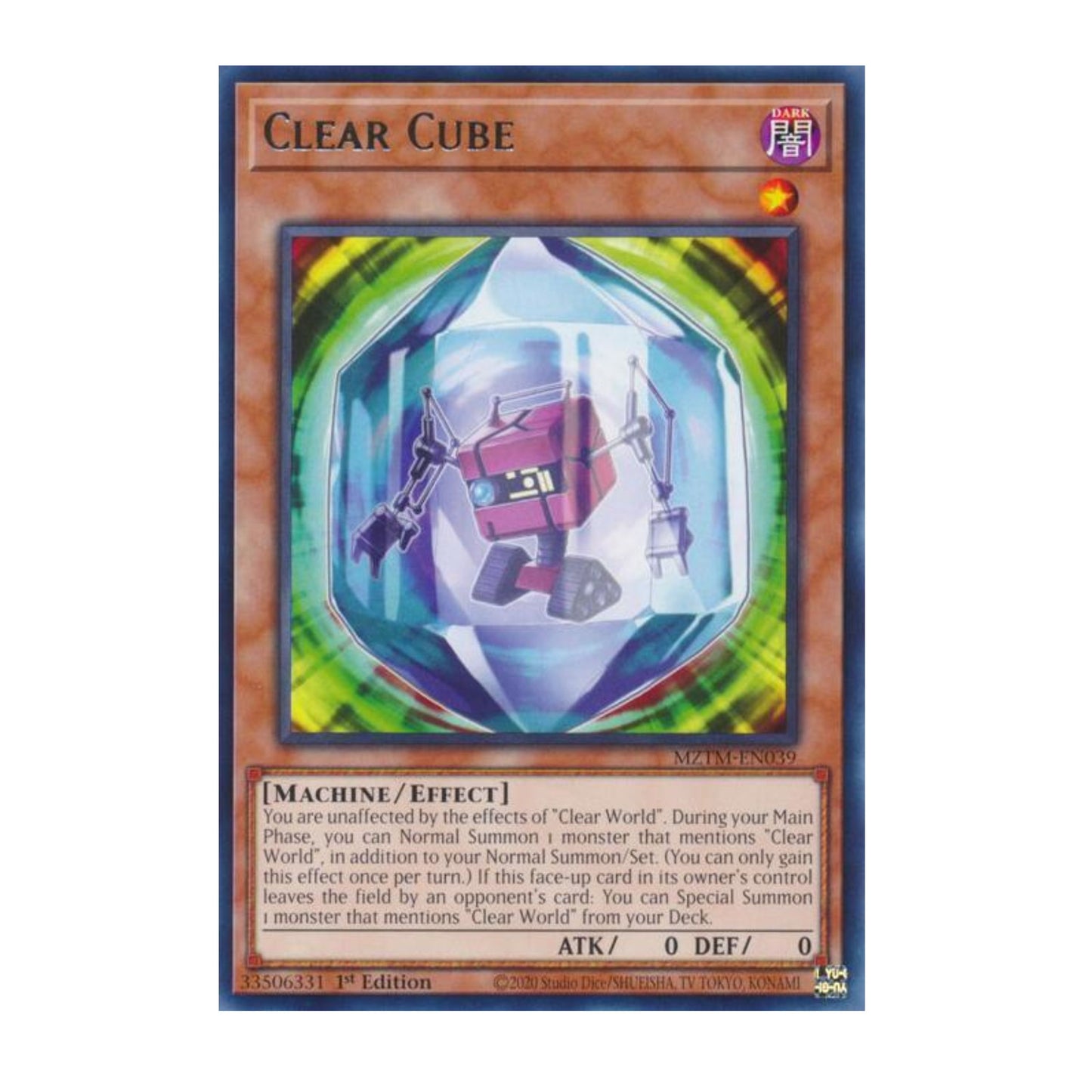 Yu-Gi-Oh! Clear Cube - Maze of the Master (MZTM)