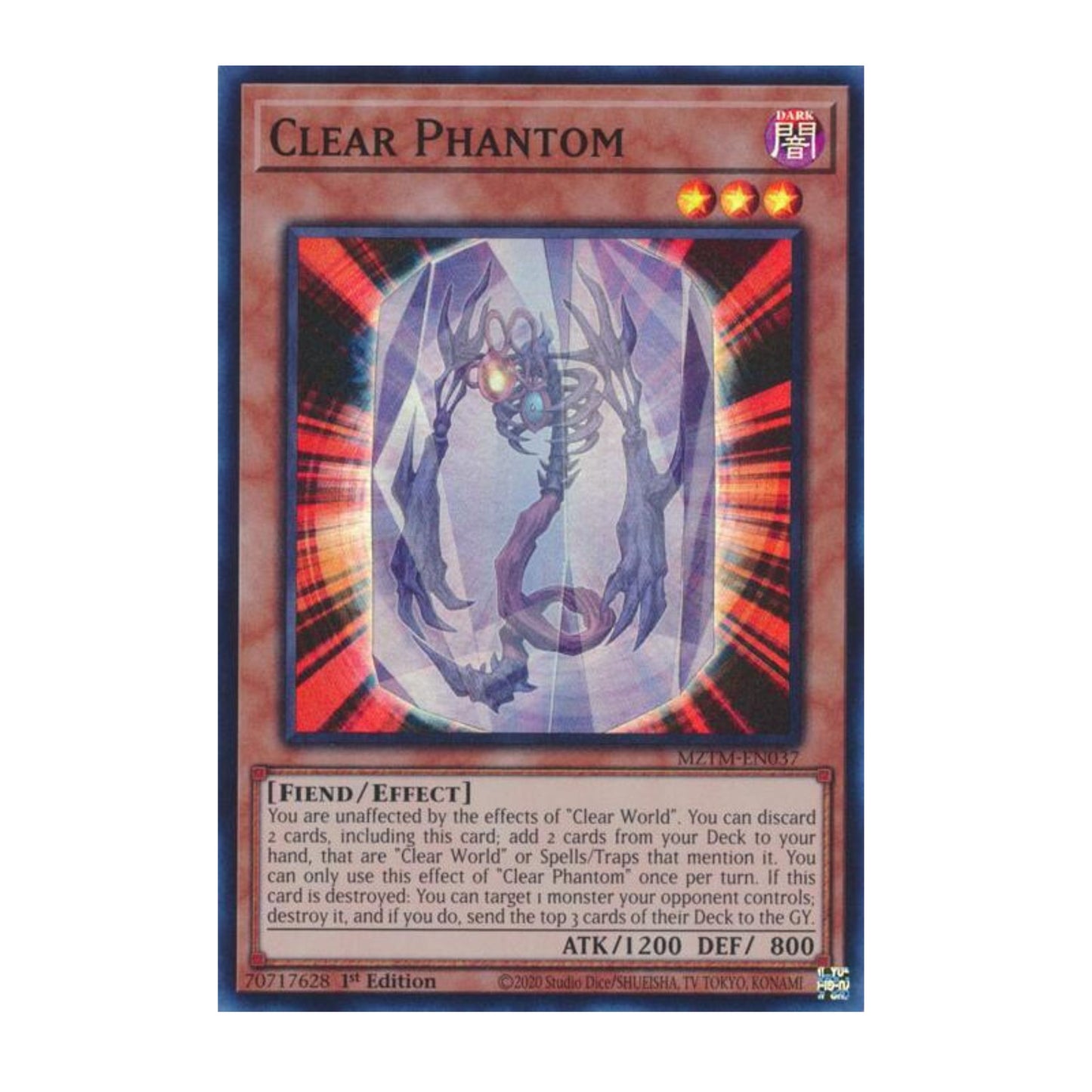 Yu-Gi-Oh! Clear Phantom - Maze of the Master (MZTM)
