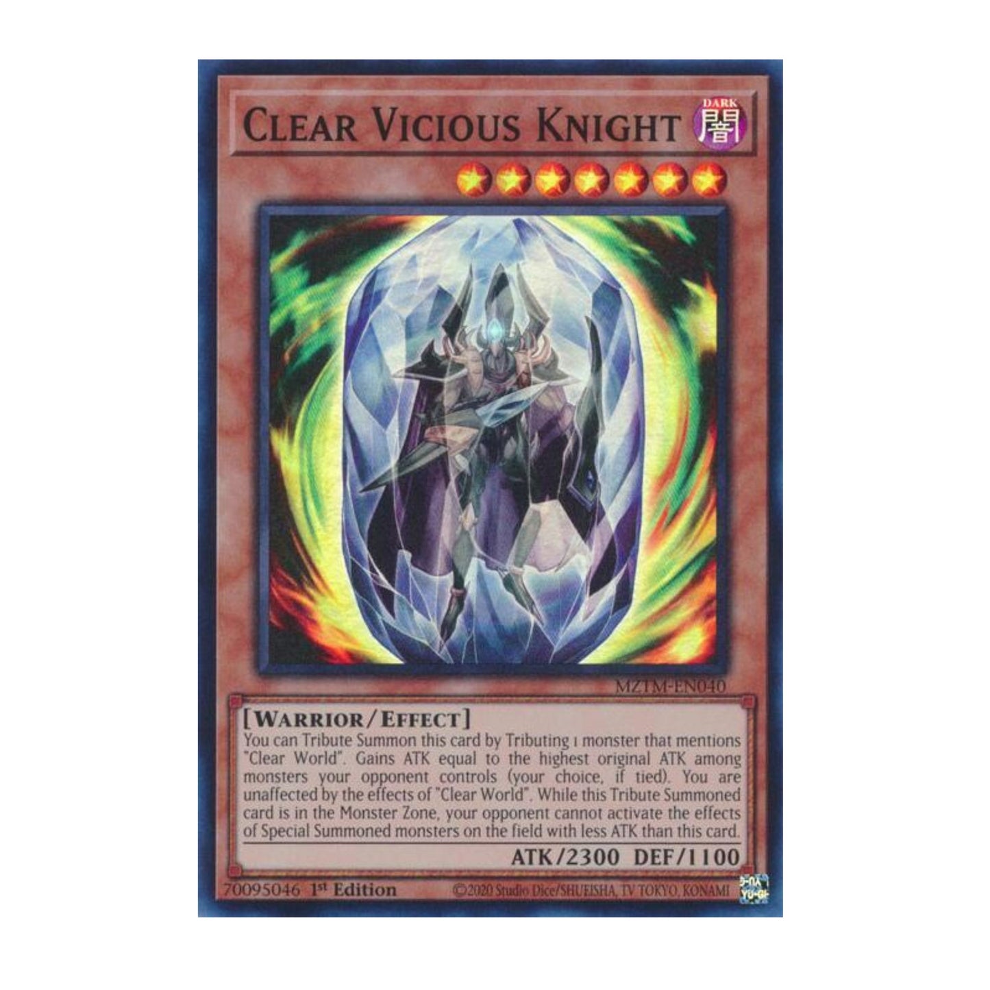 Yu-Gi-Oh! Clear Vicious Knight - Maze of the Master (MZTM)
