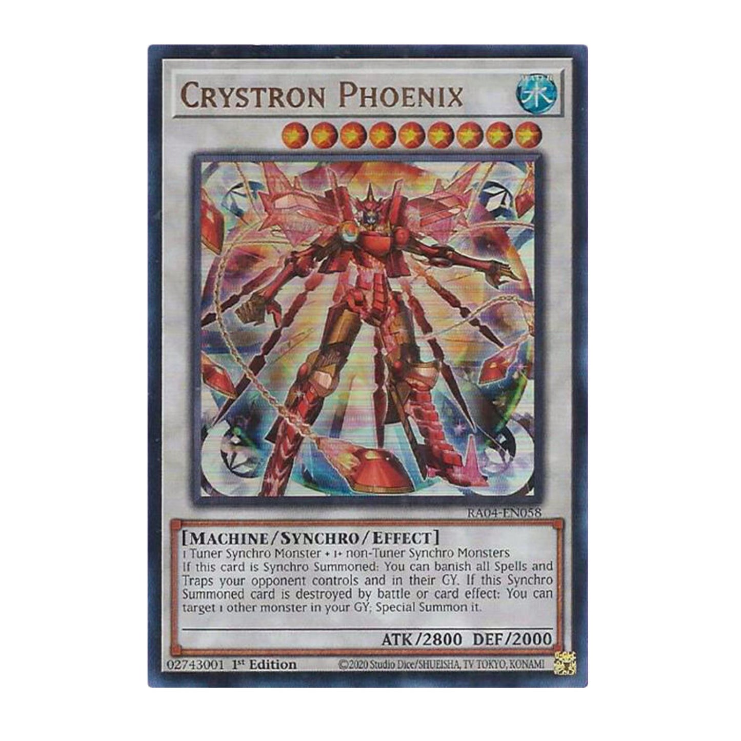 Yu-Gi-Oh! Crystron Phoenix (UR) - Quarter Century Stampede
