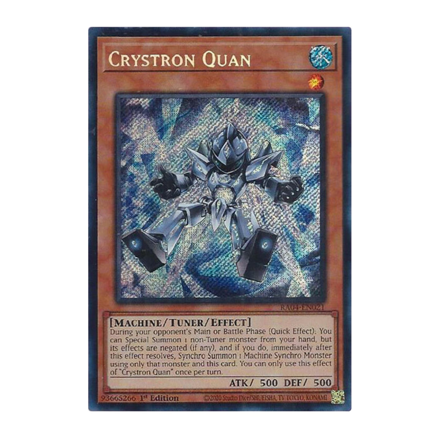 Yu-Gi-Oh! Crystron Quan (Secret Rare) - Quarter Century Stampede