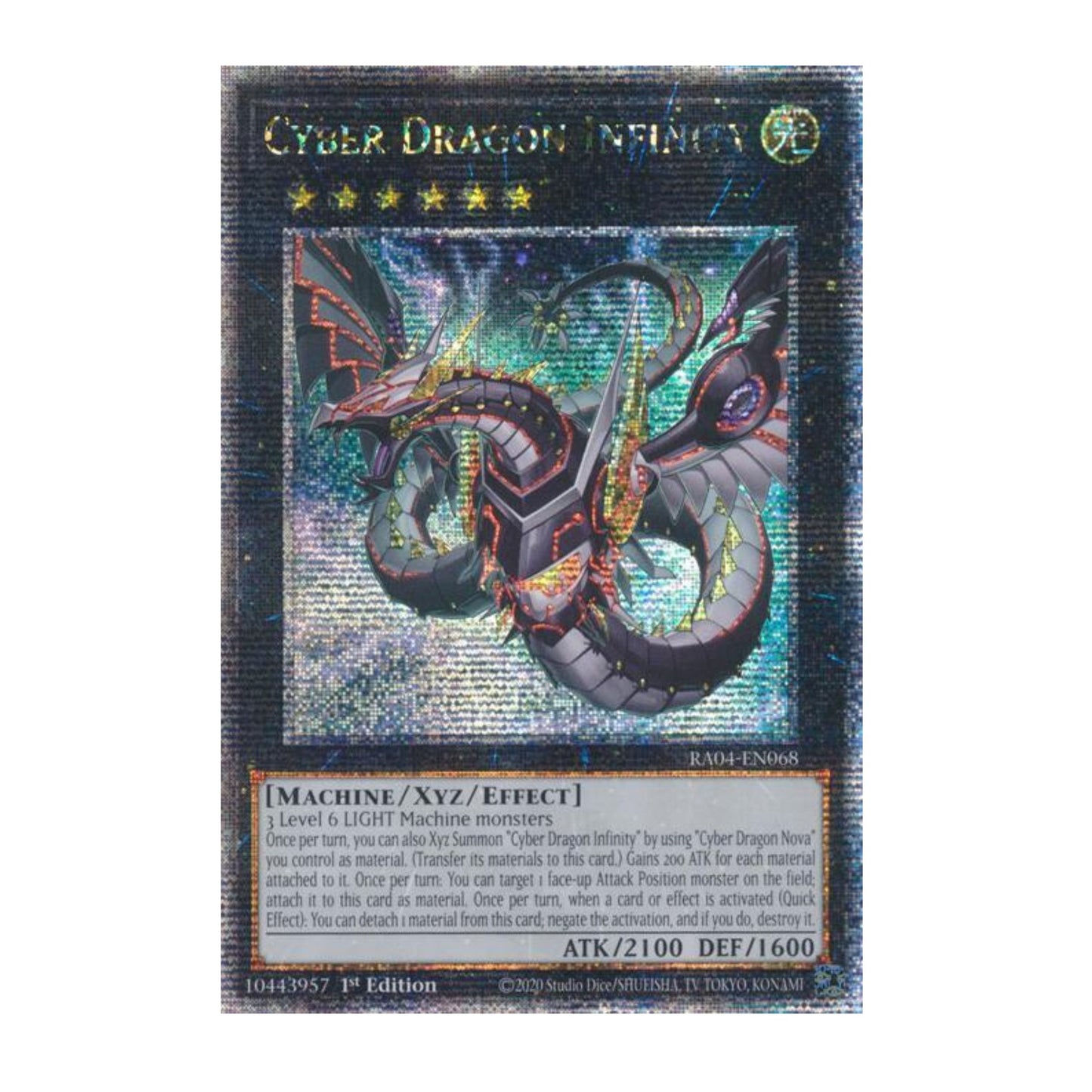 Yu-Gi-Oh! Cyber Dragon Infinity (Alternate Art) (Quarter Century Secret Rare) - Quarter Century Stampede