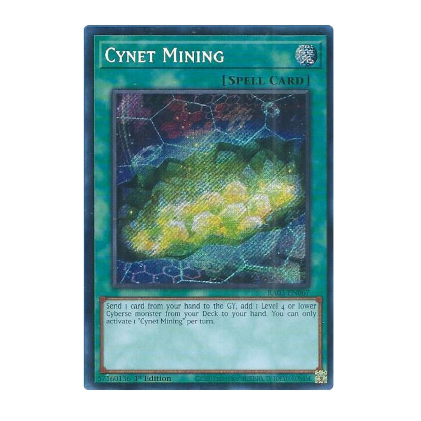 Yu-Gi-Oh! Cynet Mining (Secret Rare) - Quarter Century Bonanza