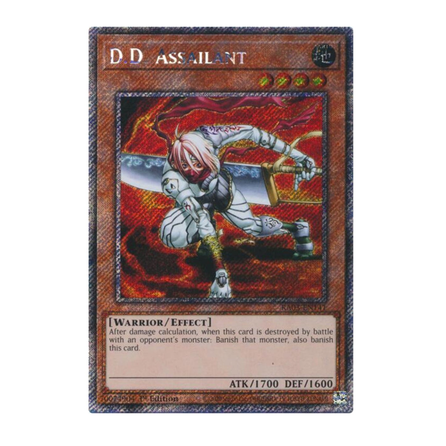 Yu-Gi-Oh! D.D. Assailant (Platinum Secret Rare) - Quarter Century Bonanza