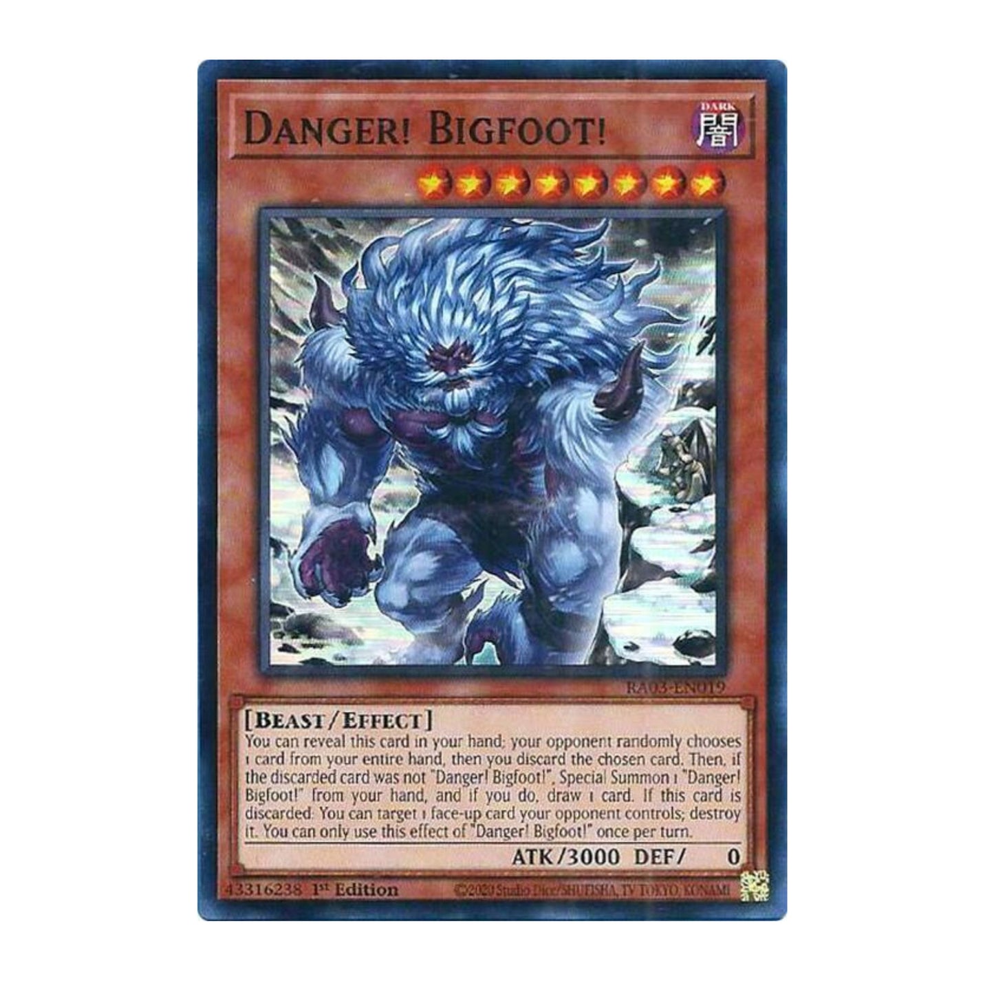 Yu-Gi-Oh! Danger! Bigfoot! (Alternate Art) - Quarter Century Bonanza