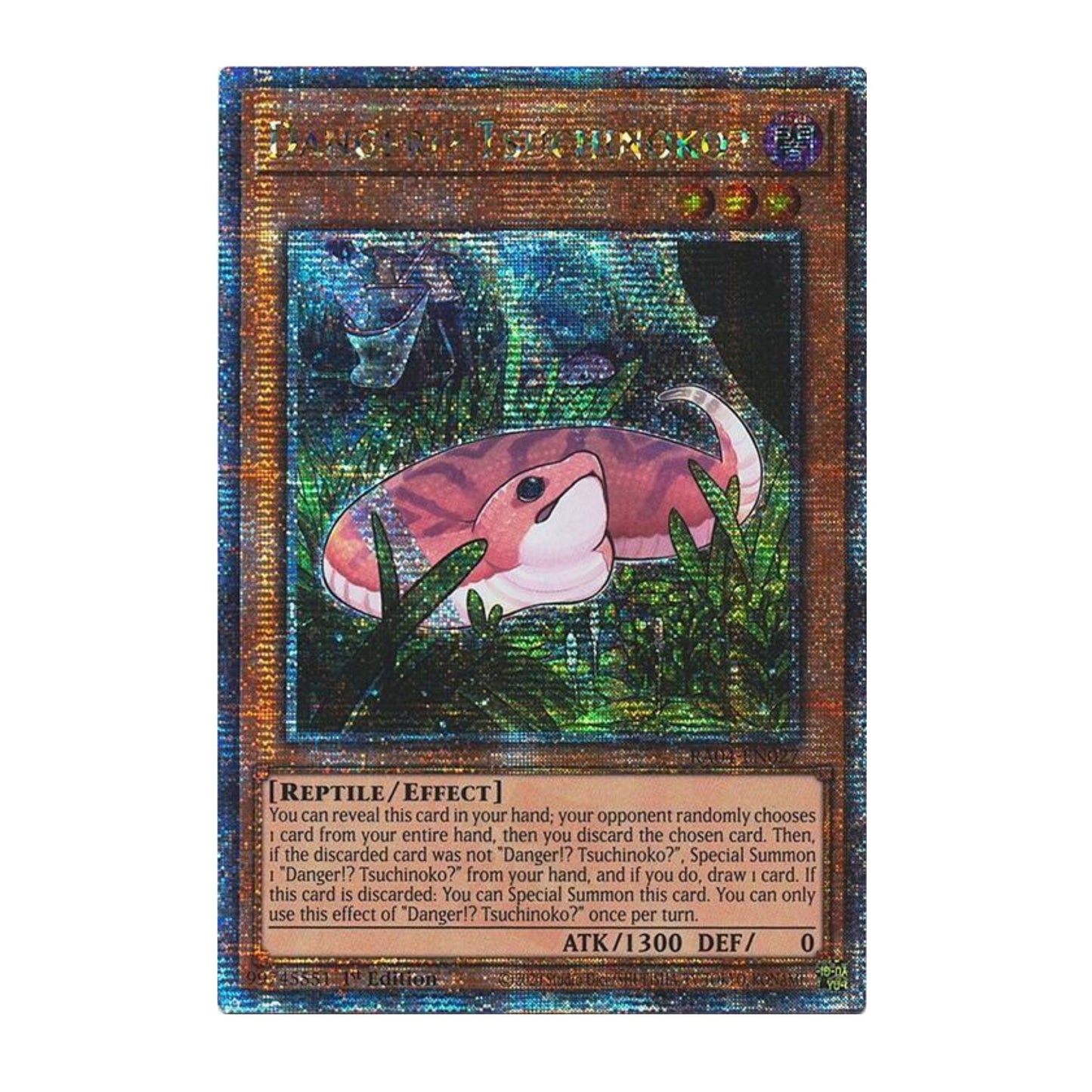 Yu-Gi-Oh! Danger!? Tsuchinoko? (Quarter Century Secret Rare) - Quarter Century Stampede