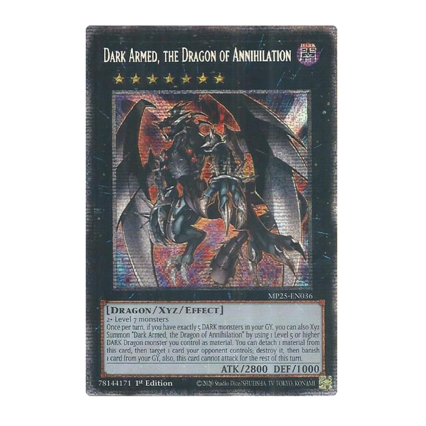Yu-Gi-Oh! Dark Armed, the Dragon of Annihilation - 2025 Mega-Pack (MP25)