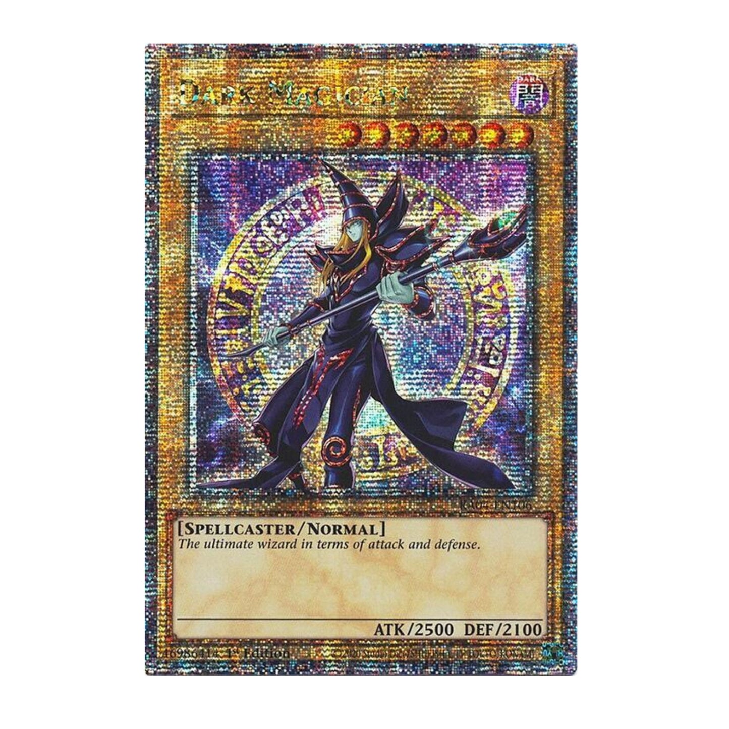 Yu-Gi-Oh! Dark Magician (8th Art) (Quarter Century Secret Rare) - Quarter Century Stampede
