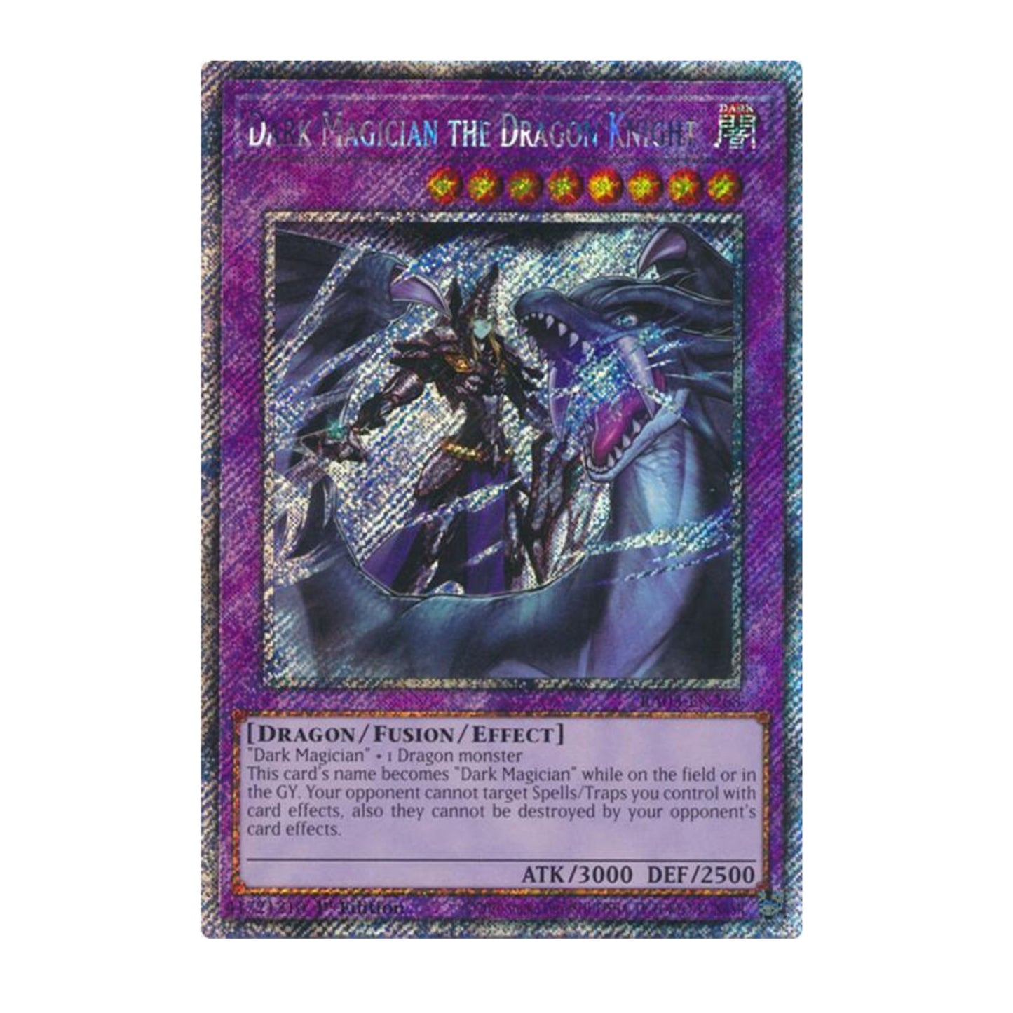Yu-Gi-Oh! Dark Magician the Dragon Knight (Platinum Secret Rare) - Quarter Century Bonanza