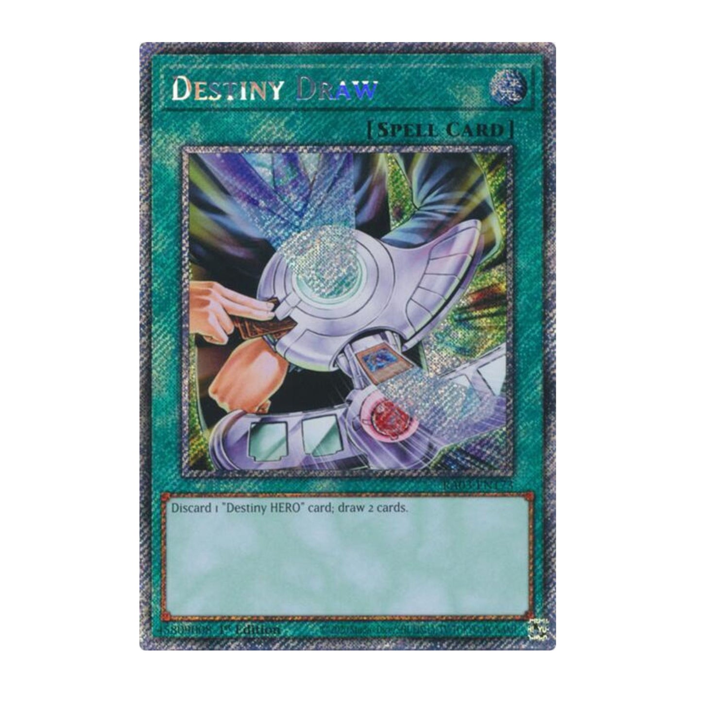 Yu-Gi-Oh! Destiny Draw (Platinum Secret Rare) - Quarter Century Bonanza