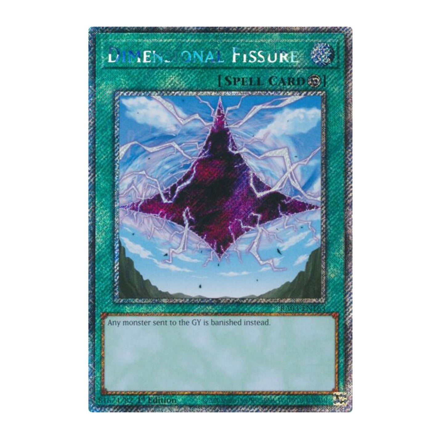 Yu-Gi-Oh! Dimensional Fissure (Platinum Secret Rare) - Quarter Century Bonanza