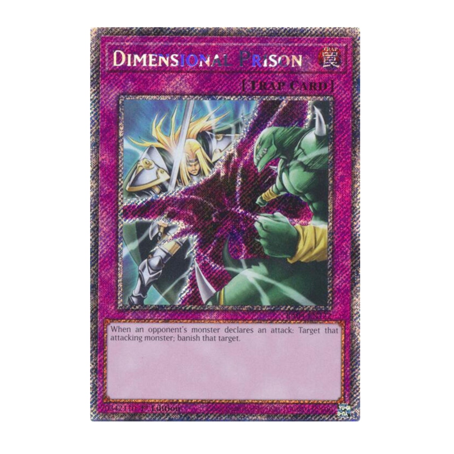 Yu-Gi-Oh! Dimensional Prison (Platinum Secret Rare) - Quarter Century Stampede