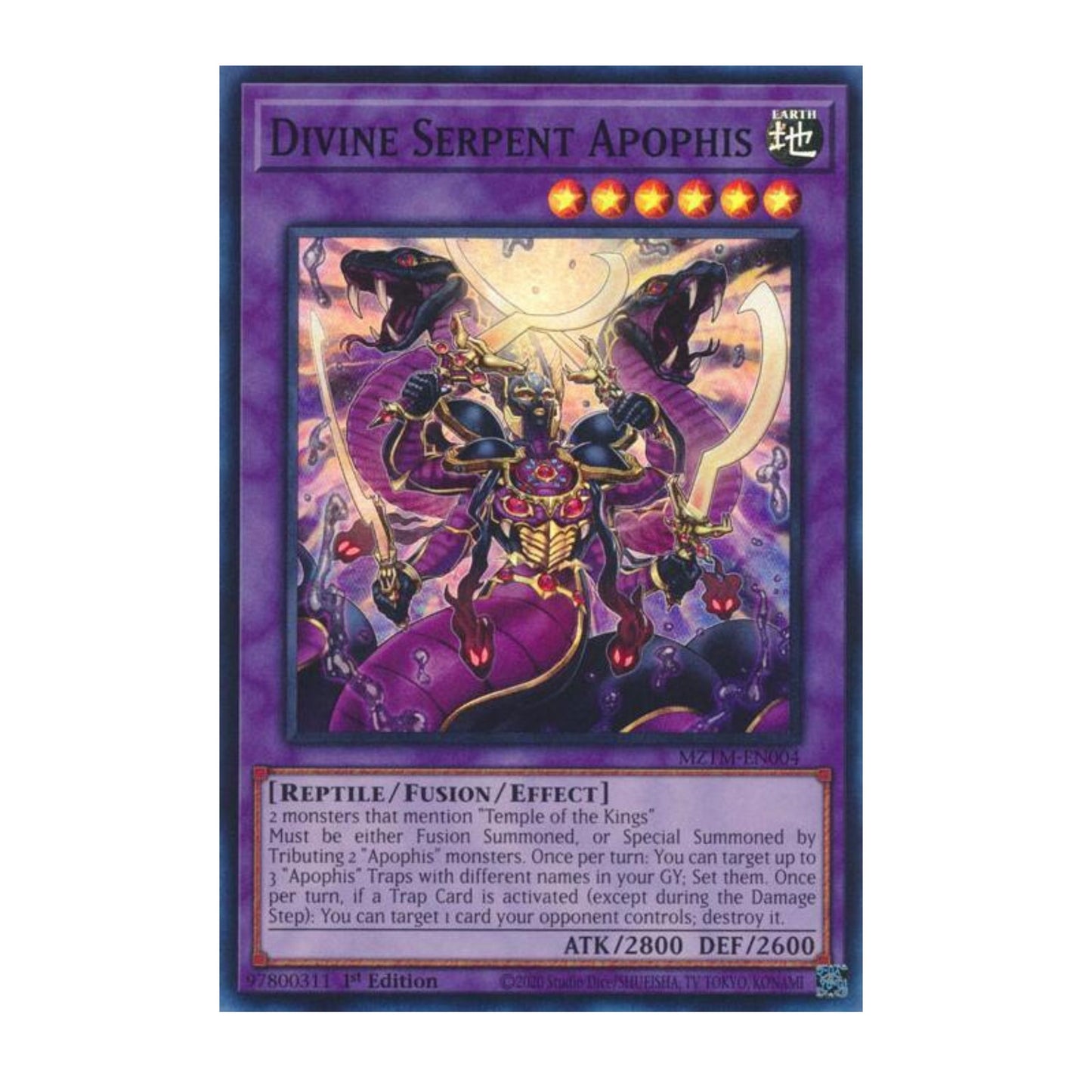 Yu-Gi-Oh! Divine Serpent Apophis - Maze of the Master (MZTM)