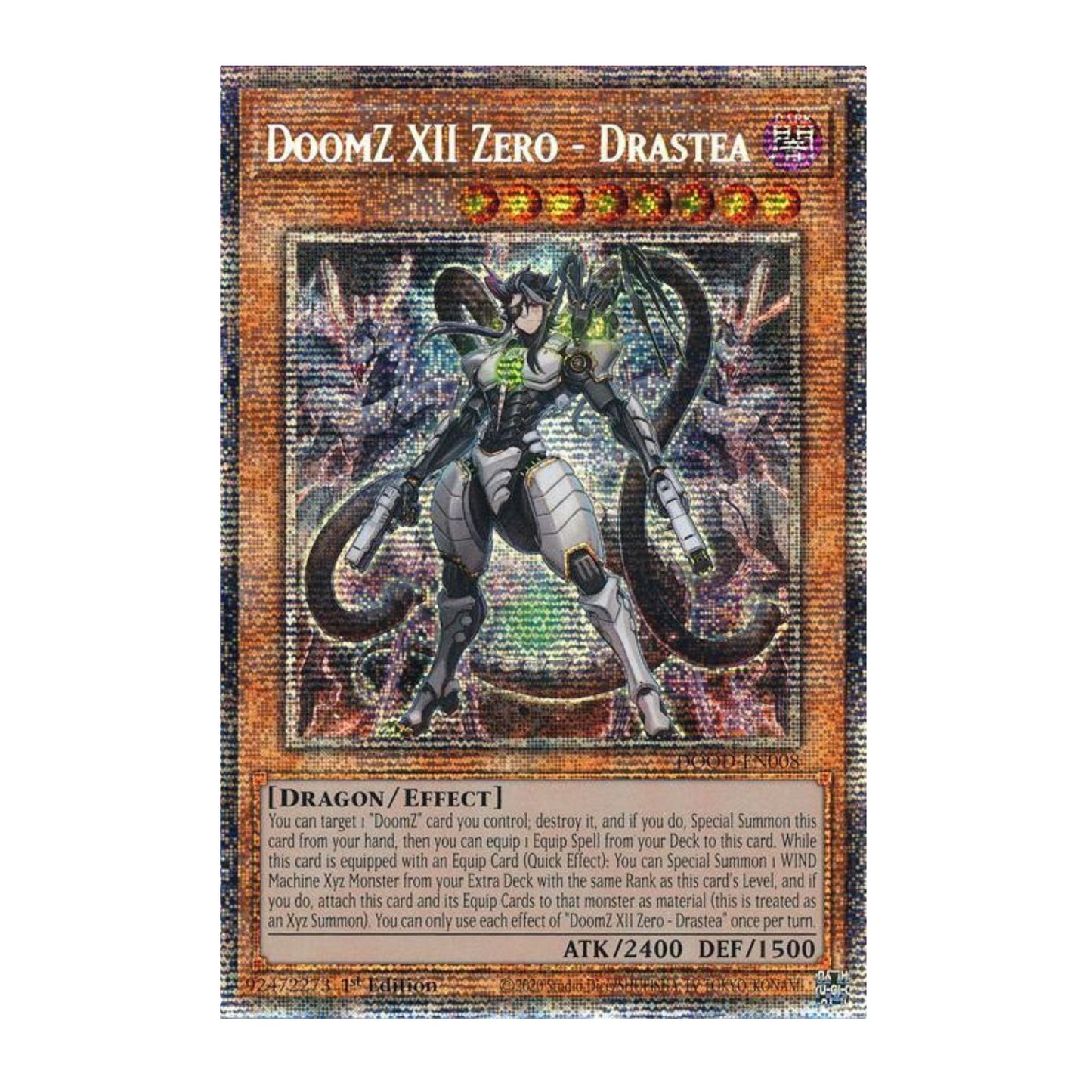Yu-Gi-Oh! DoomZ XII Zero - Drastea (Starlight Rare) - Doom of Dimensions (DOOD)