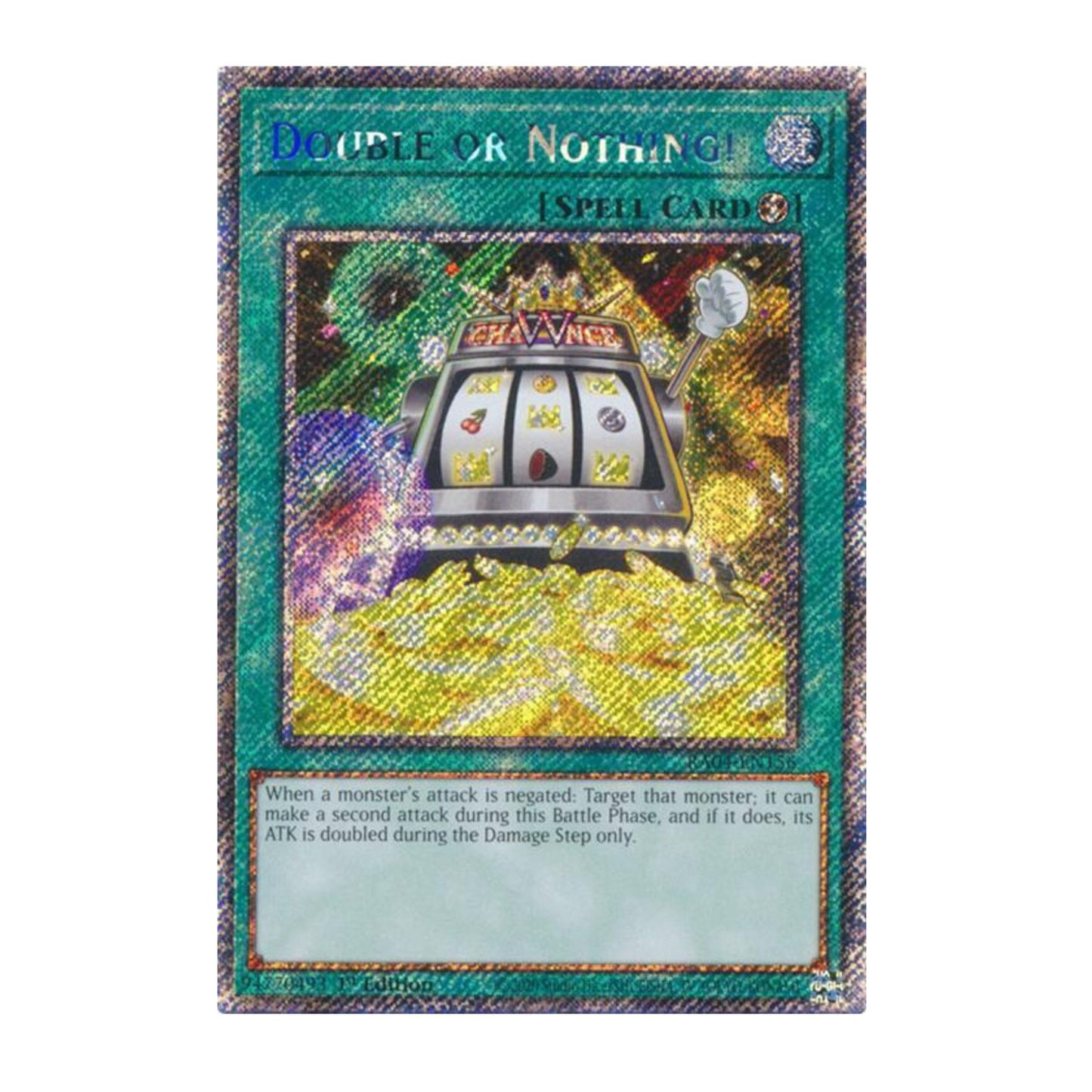 Yu-Gi-Oh! Double or Nothing! (Platinum Secret Rare) - Quarter Century Stampede