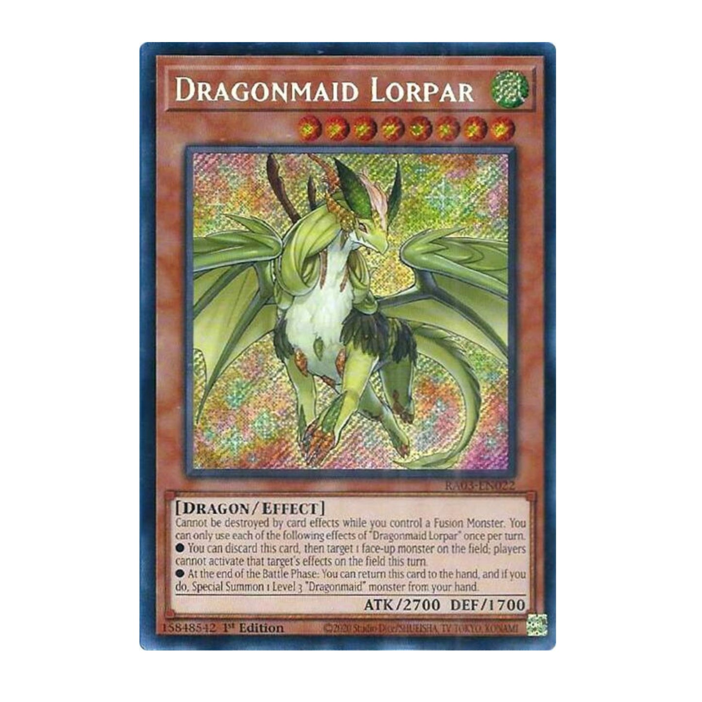 Yu-Gi-Oh! Dragonmaid Lorpar (Secret Rare) - Quarter Century Bonanza