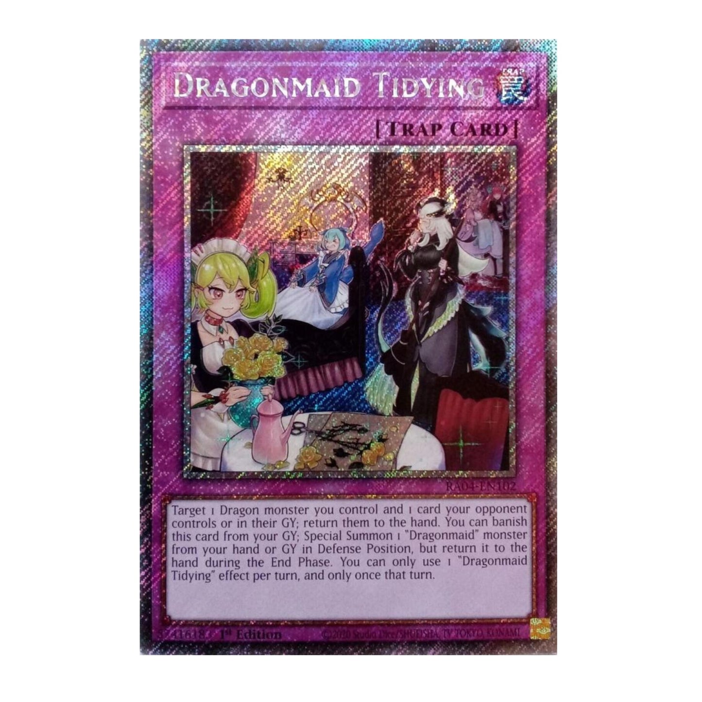 Dragonmaid Tidying (Platinum Secret Rare) - Quarter Century Stampede