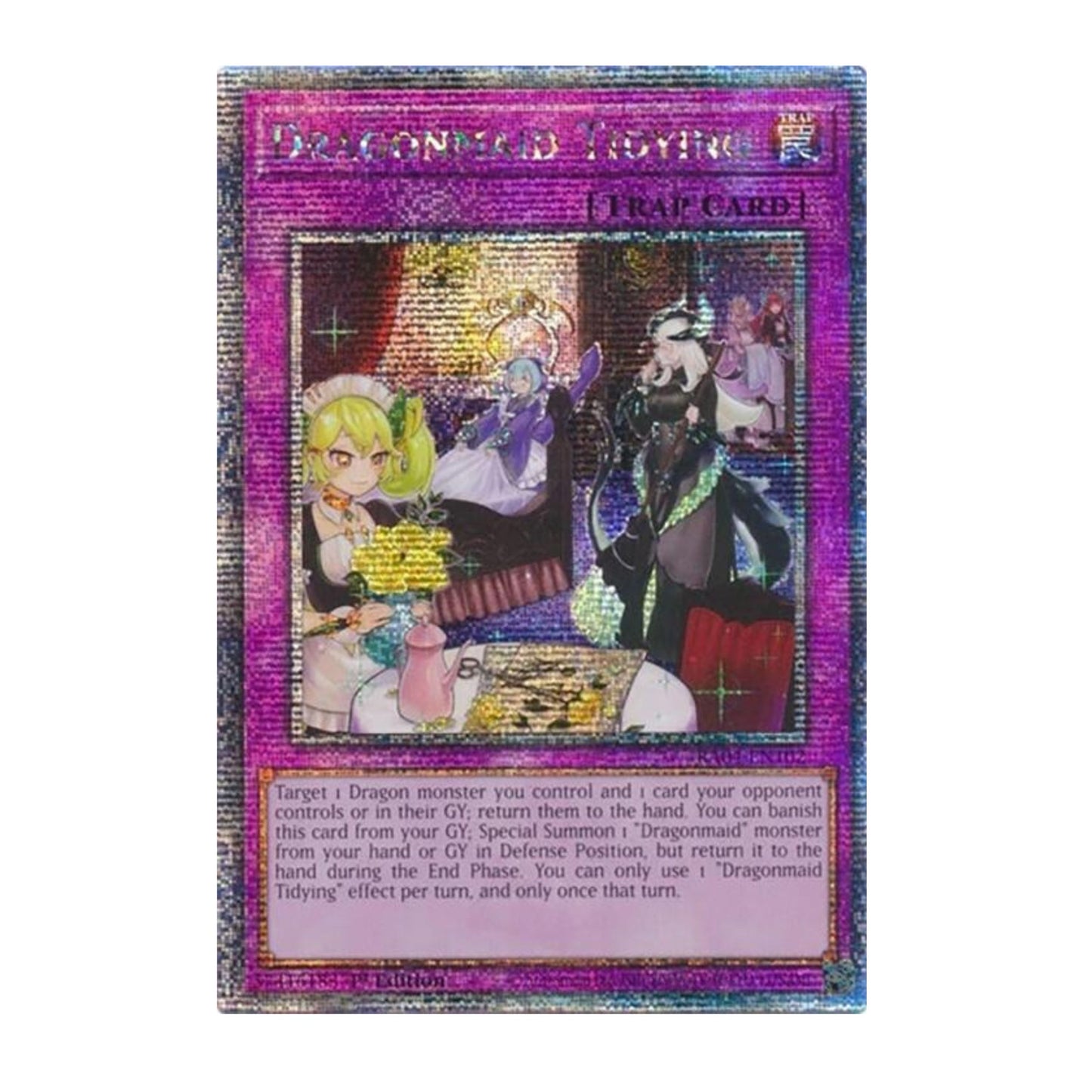 Yu-Gi-Oh! Dragonmaid Tidying (Quarter Century Secret Rare) - Quarter Century Stampede