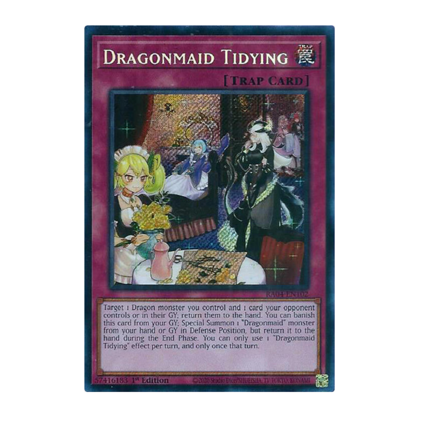 Yu-Gi-Oh! Dragonmaid Tidying (Secret Rare) - Quarter Century Stampede