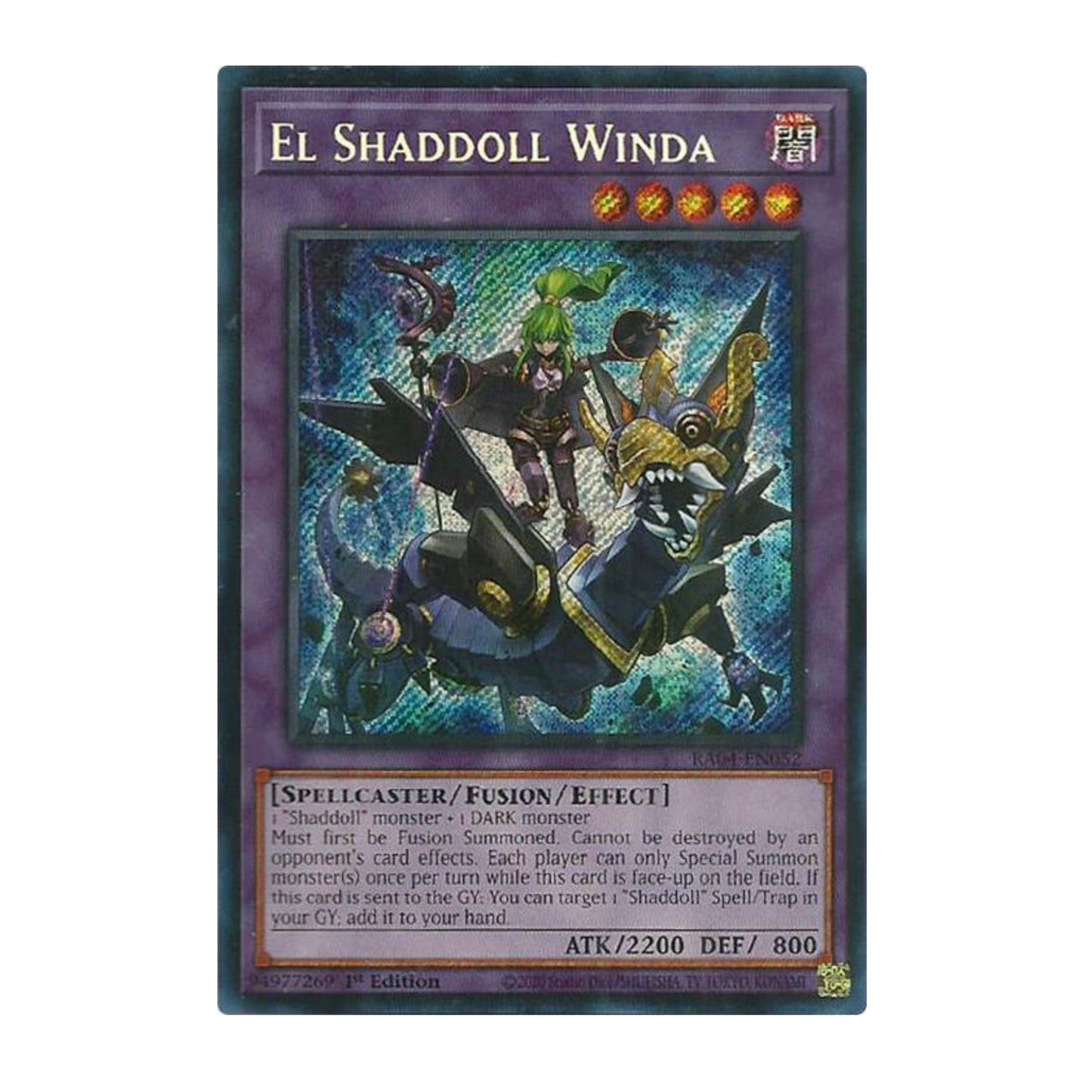 Yu-Gi-Oh! El Shaddoll Winda (Secret Rare) - Quarter Century Stampede