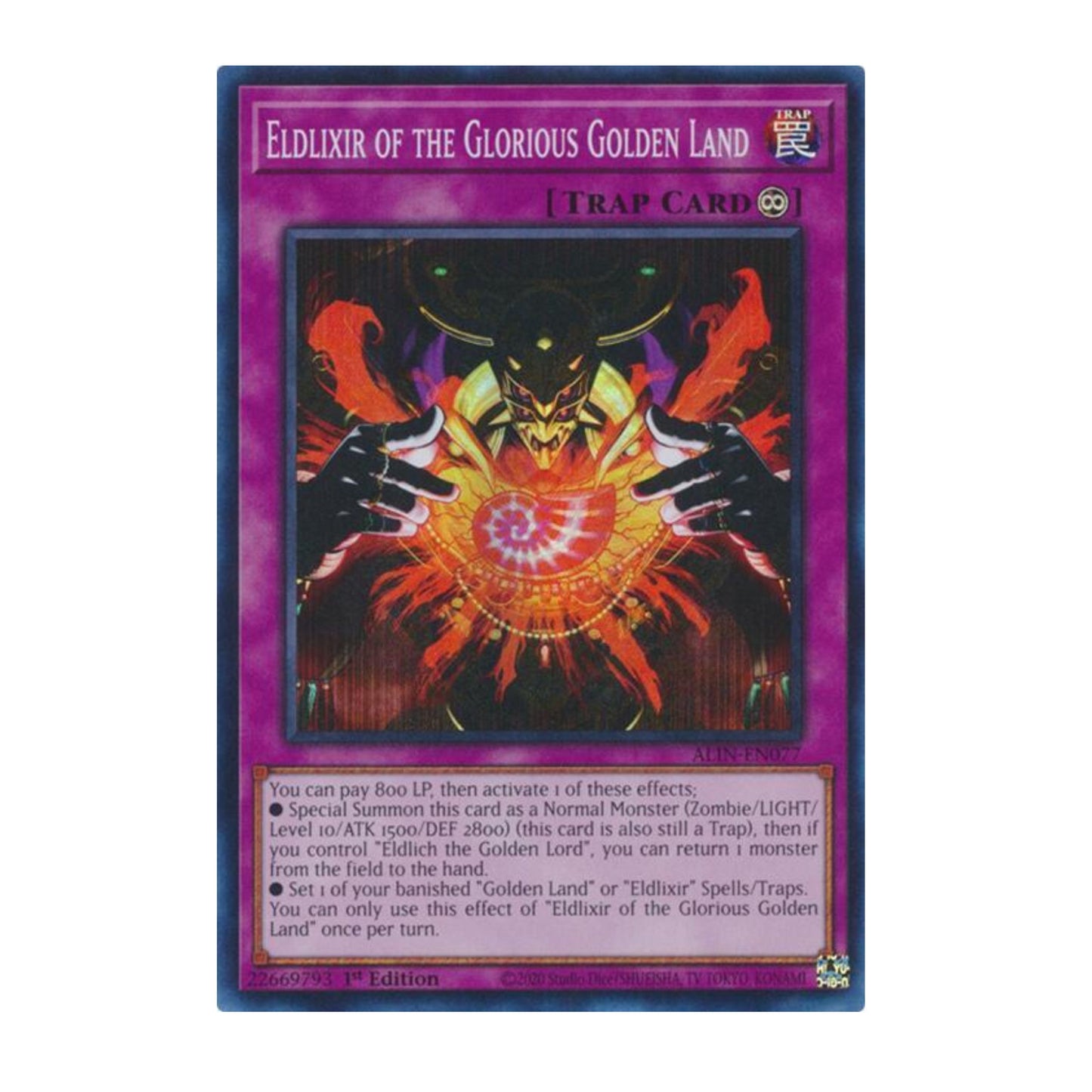 Yu-Gi-Oh! Eldlixir of the Glorious Golden Land - Alliance Insight (ALIN)